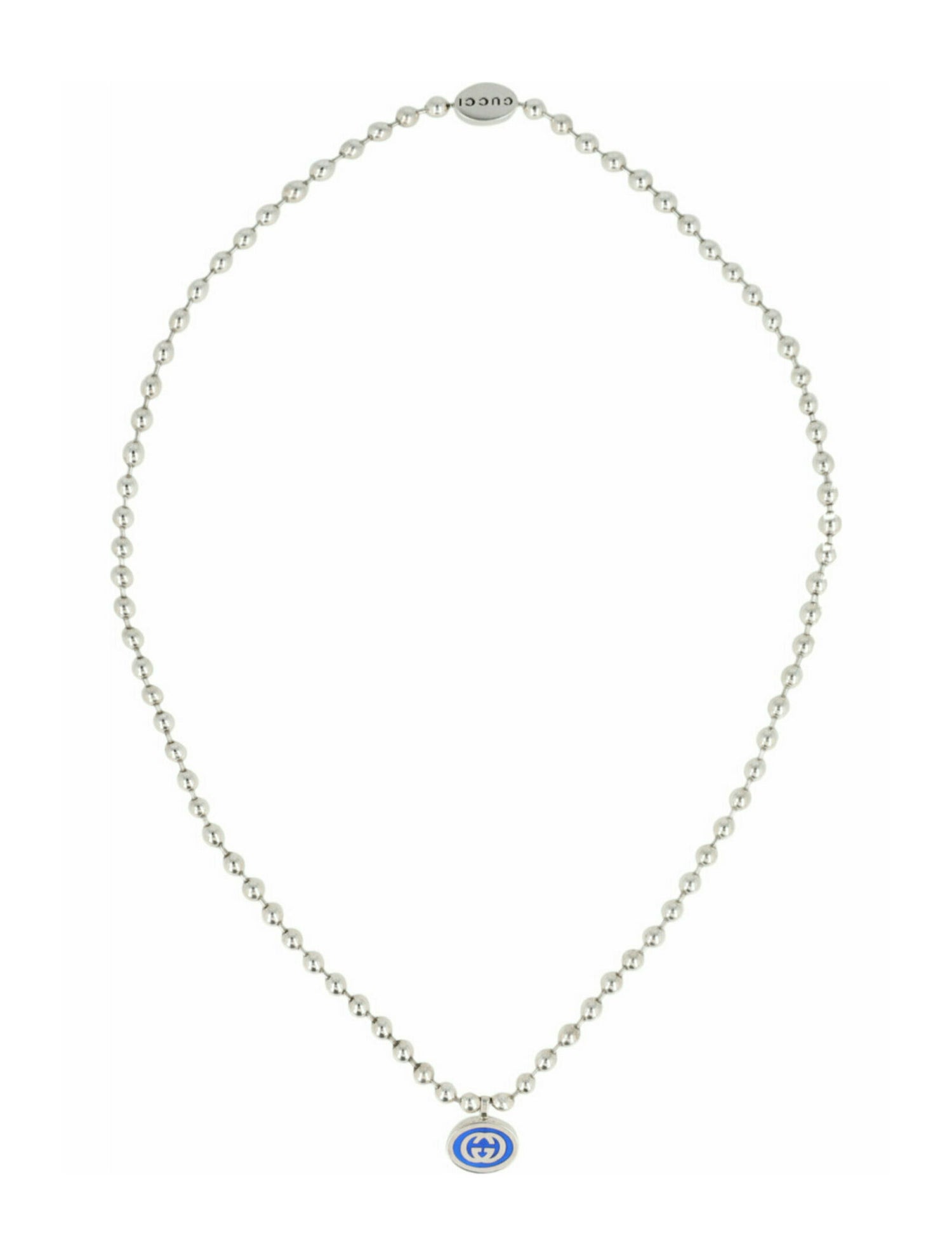 Gucci Sterling Silver Chain Necklace