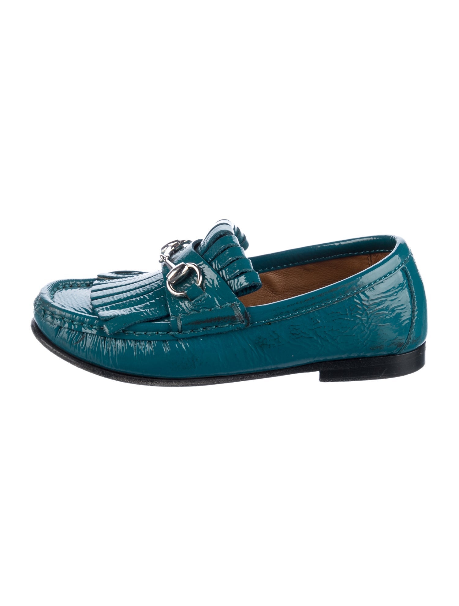 Gucci Kids Girls Fringe Moccasin