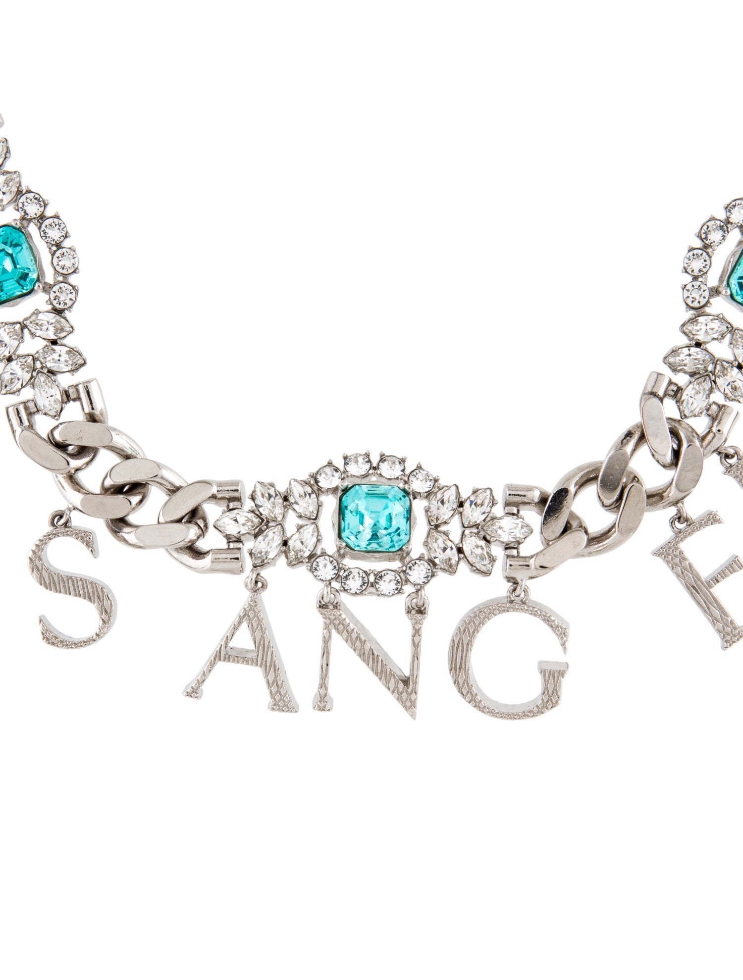 Gucci Crystal Interlocking G Los Angeles Choker Necklace