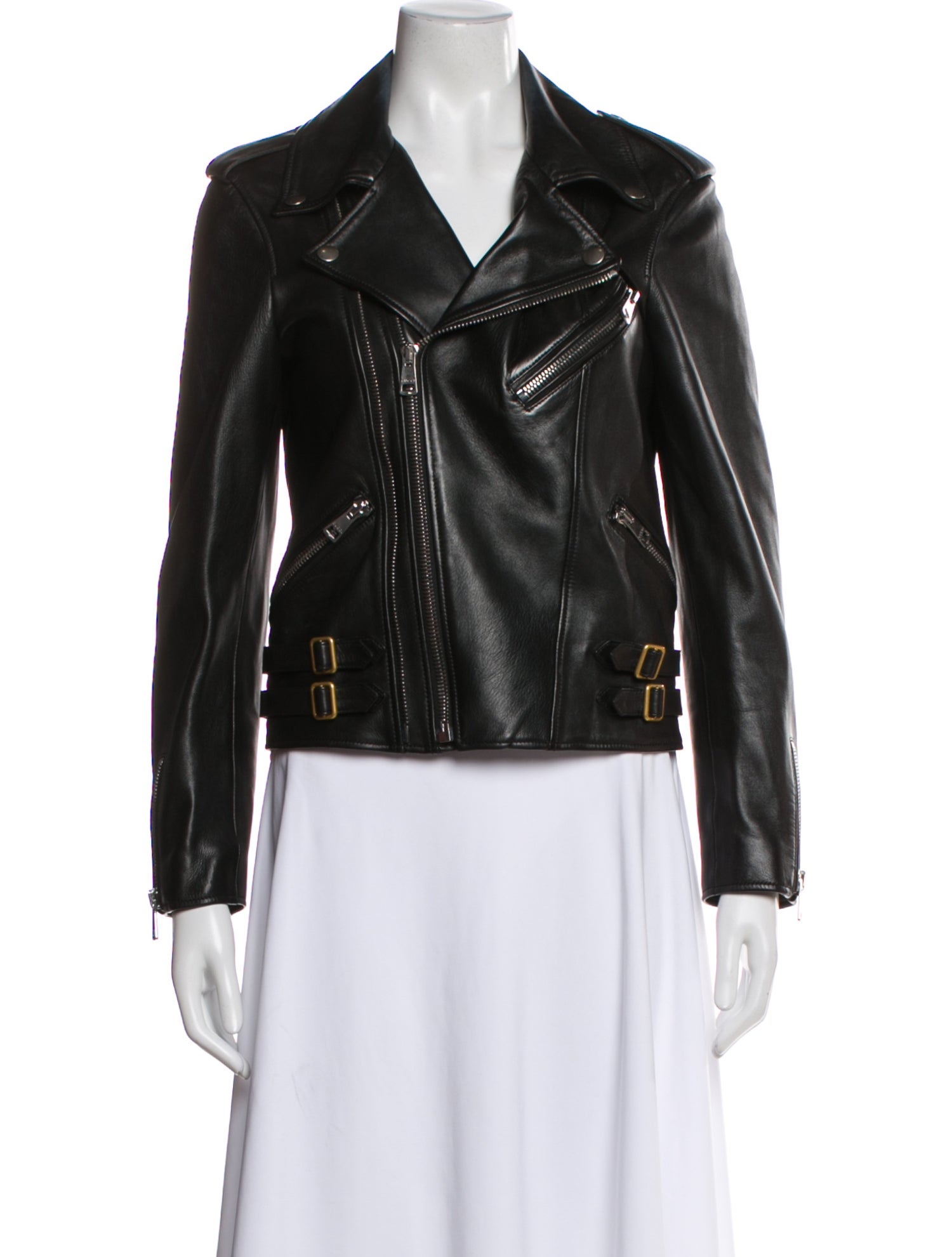 Gucci Leather Biker Jacket