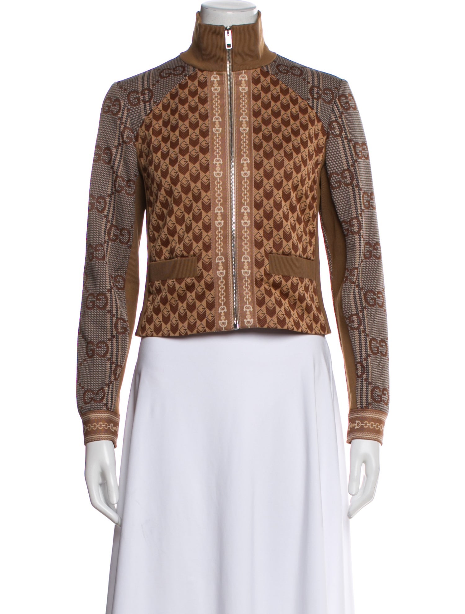 Gucci 2024 Printed Biker Jacket w/ Tags