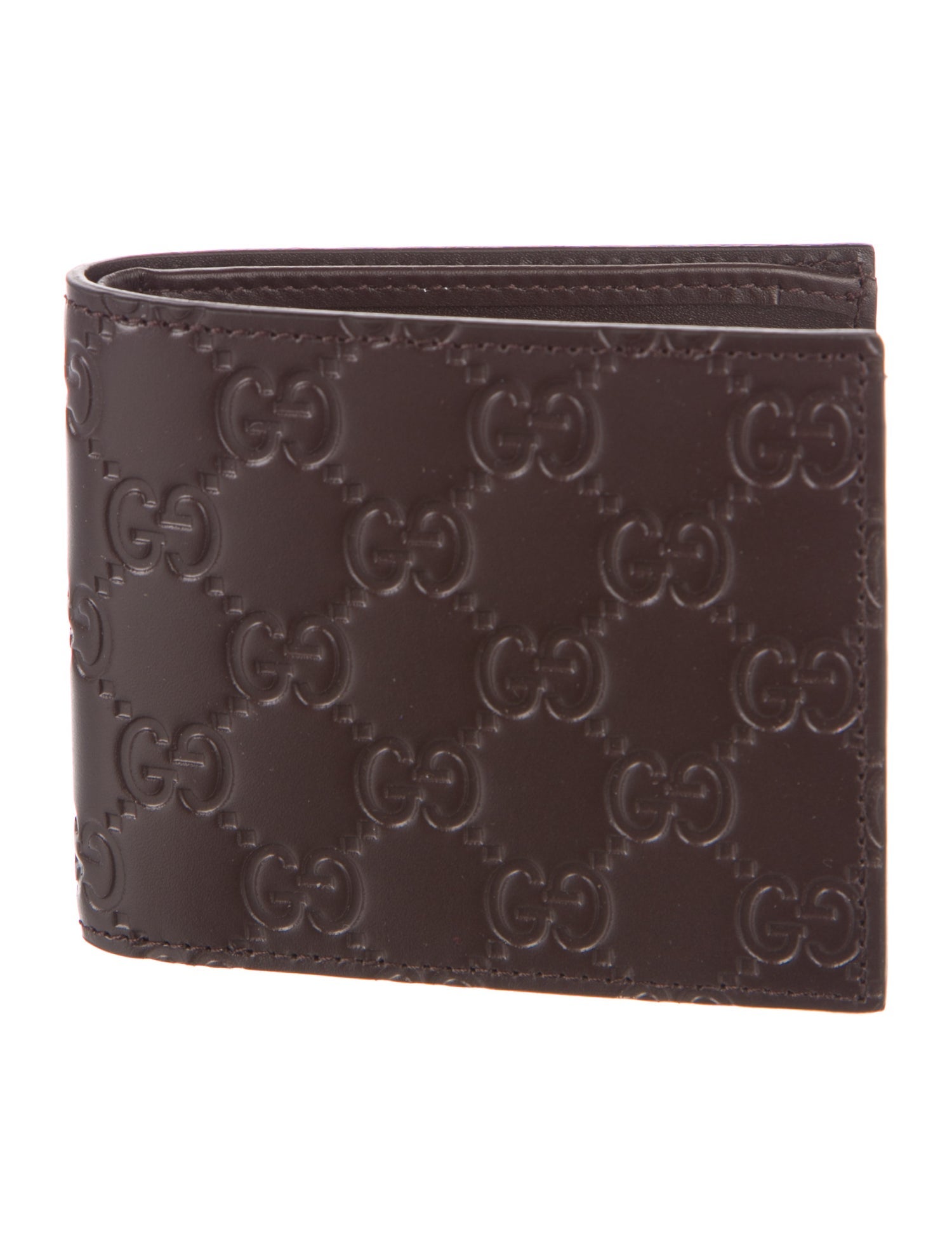 Gucci GG Signature Embossed Leather Bifold Wallet
