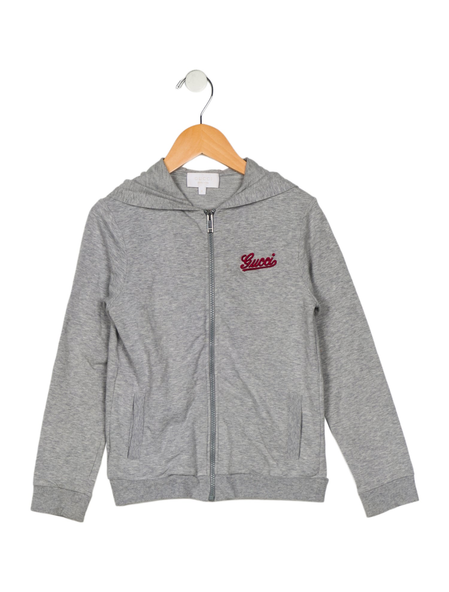 Gucci Boys' Embroidered Zip-Up Hoodie