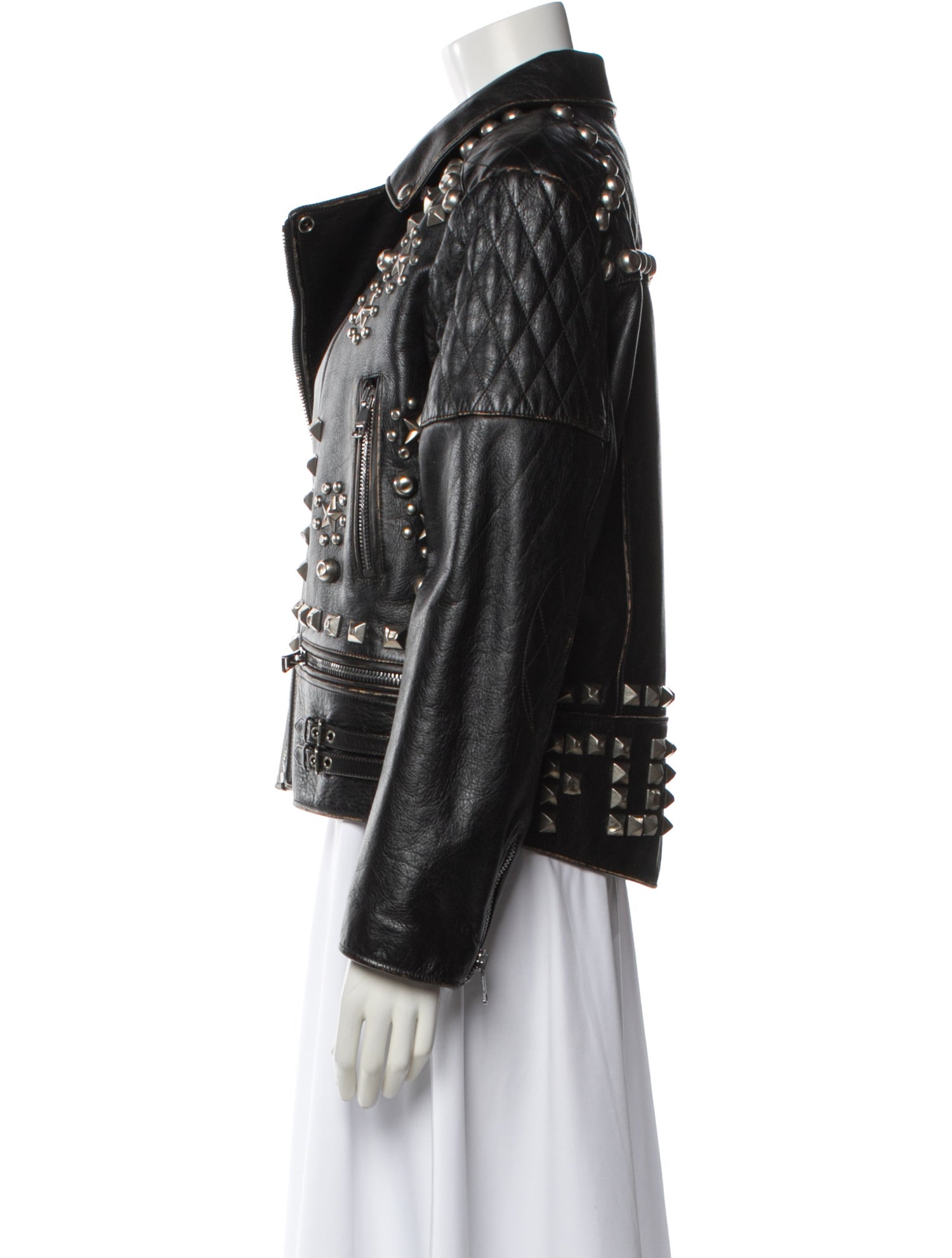 Gucci Leather Biker Jacket