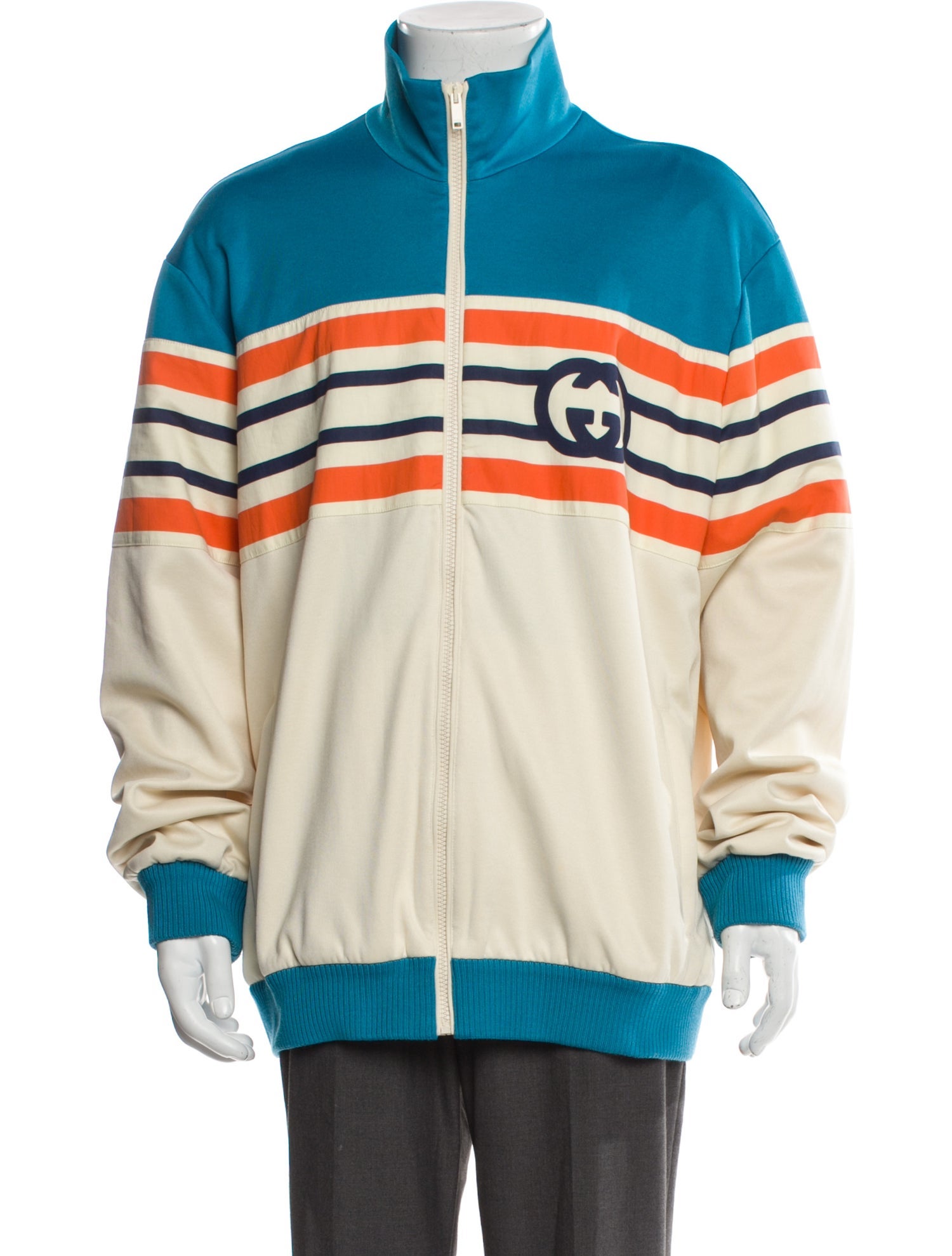 Gucci 2022 Interlocking G Logo Bomber Jacket