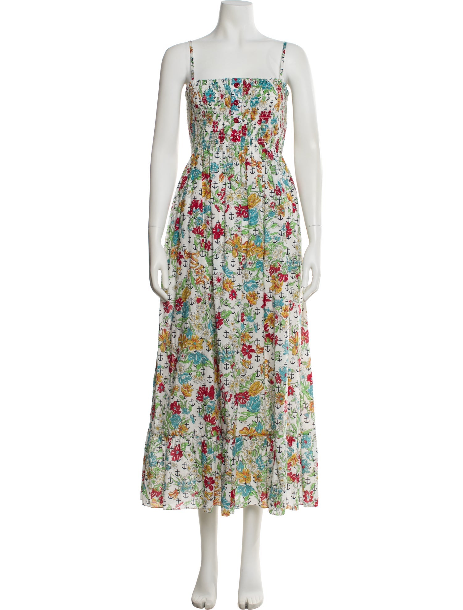 Gucci Floral Print Long Dress