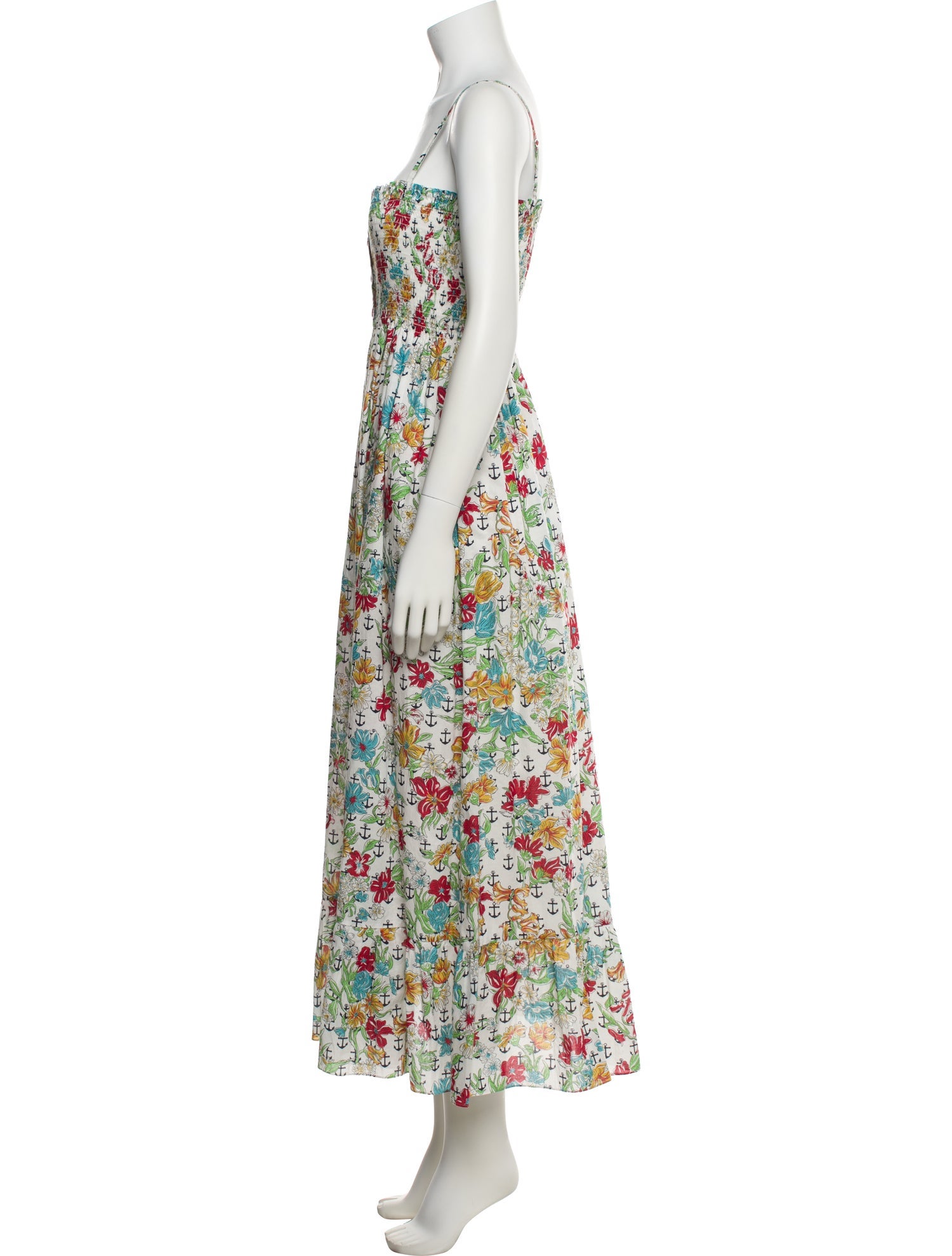 Gucci Floral Print Long Dress