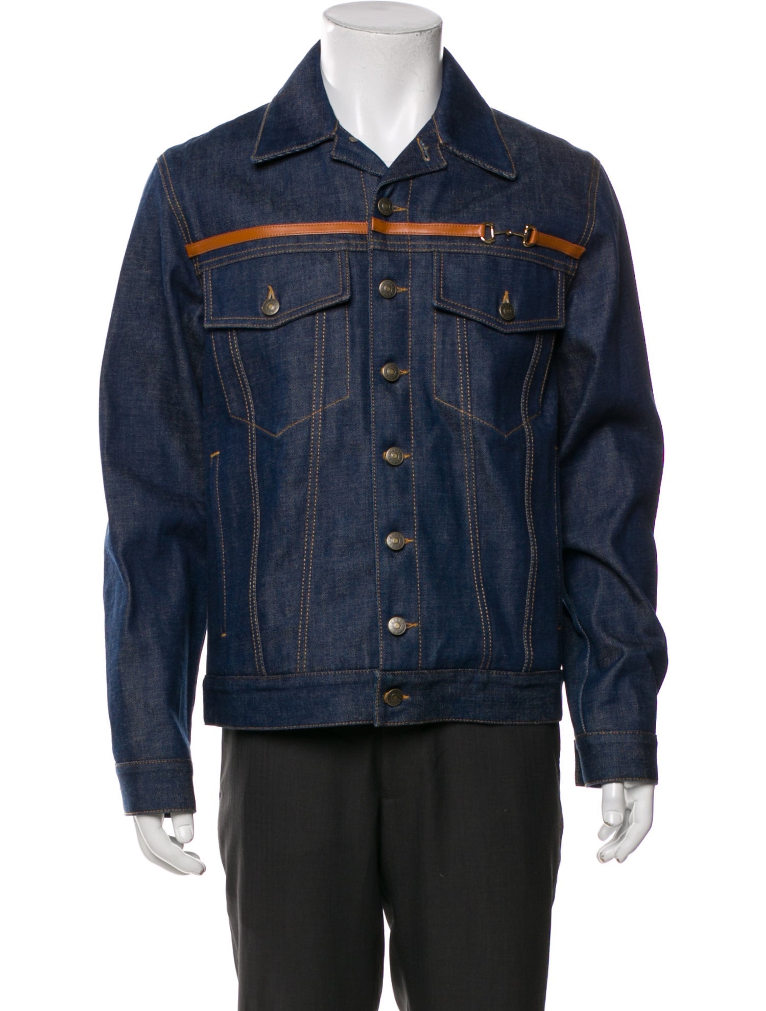 Gucci 2020 1955 Horsebit Accent Trucker Jacket