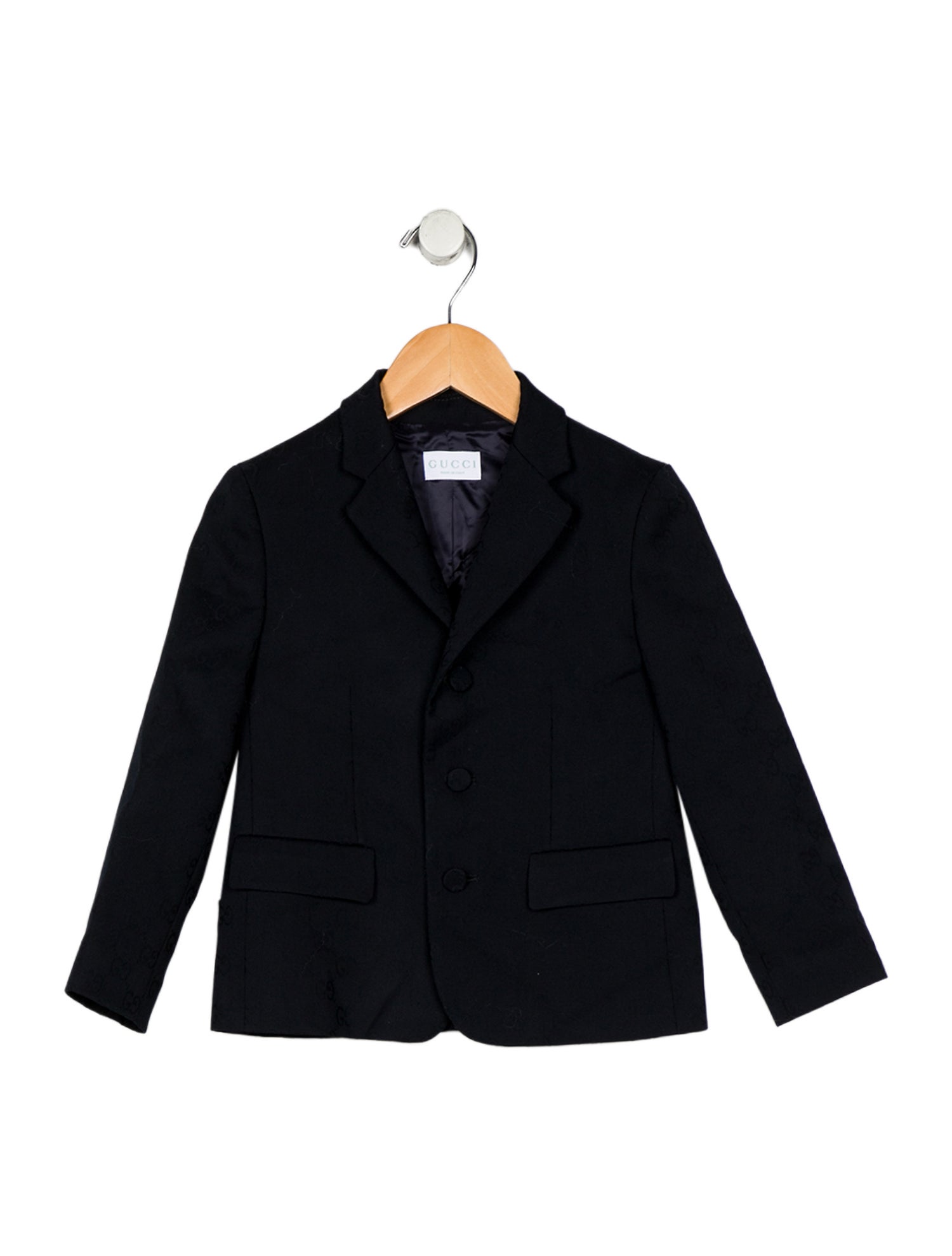Gucci Toddler Boys' Wool GG Jacquard Blazer