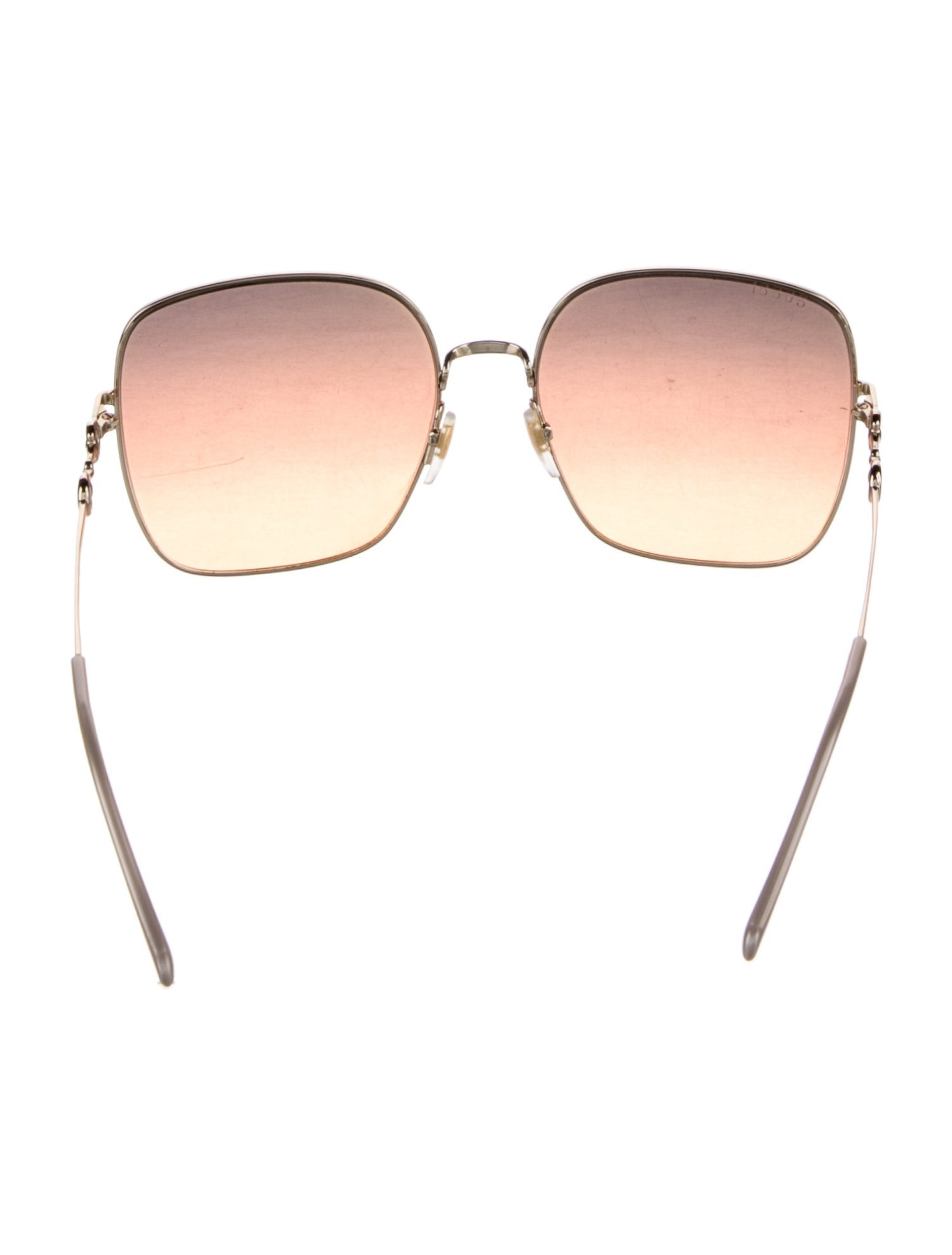 Gucci Horsebit Accent Oversize Sunglasses