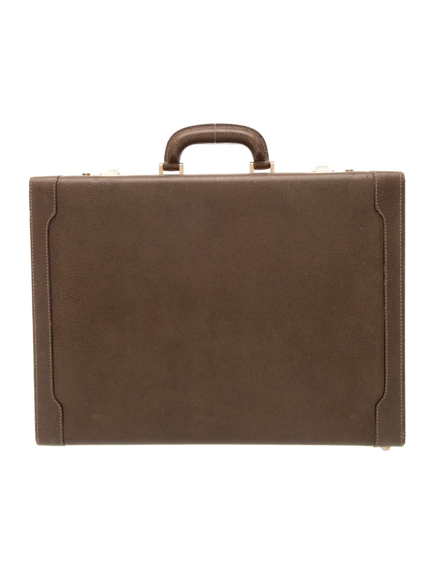 Gucci Leather Attache Briefcase Vintage