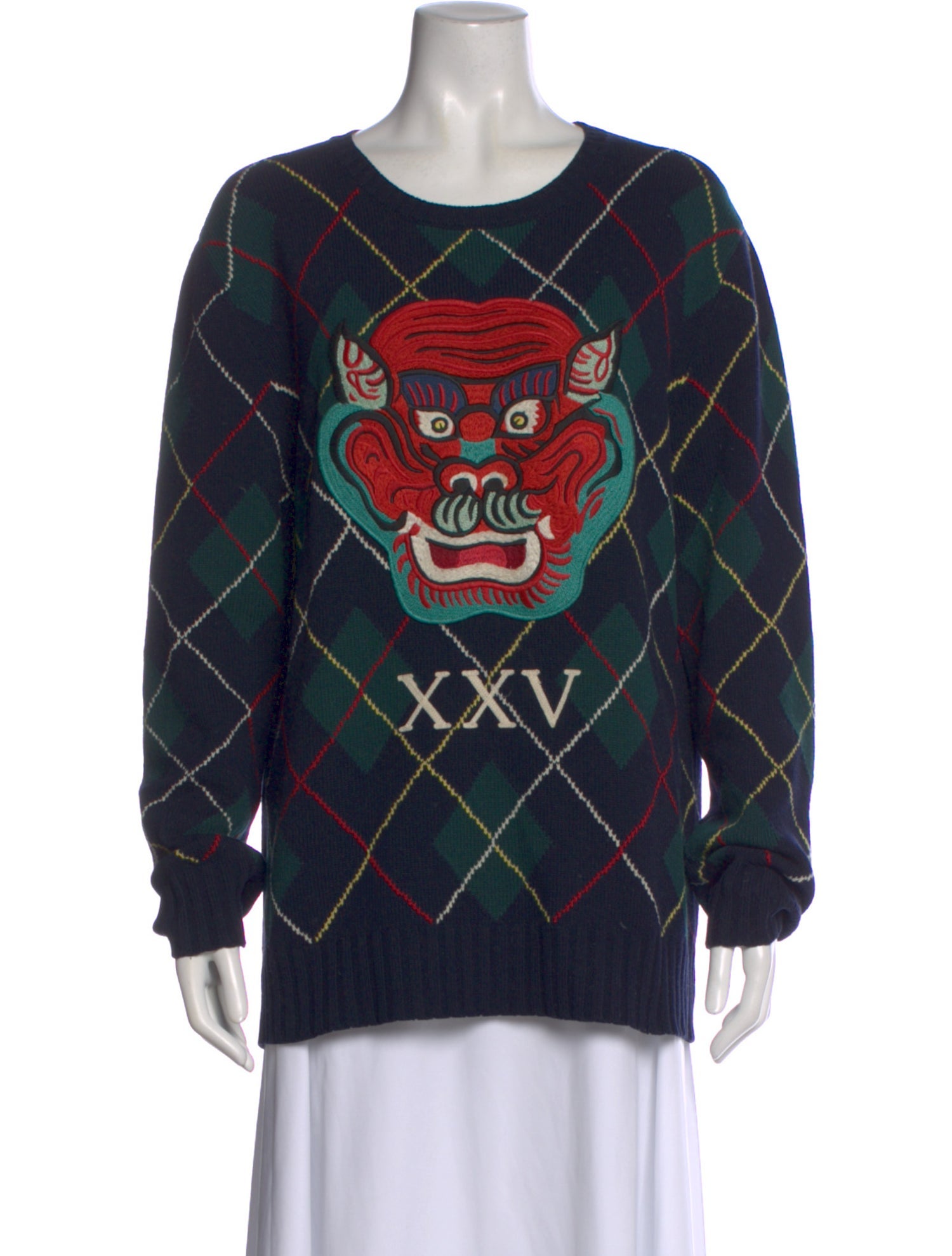 Gucci 2018 Dragon Accent Pullover