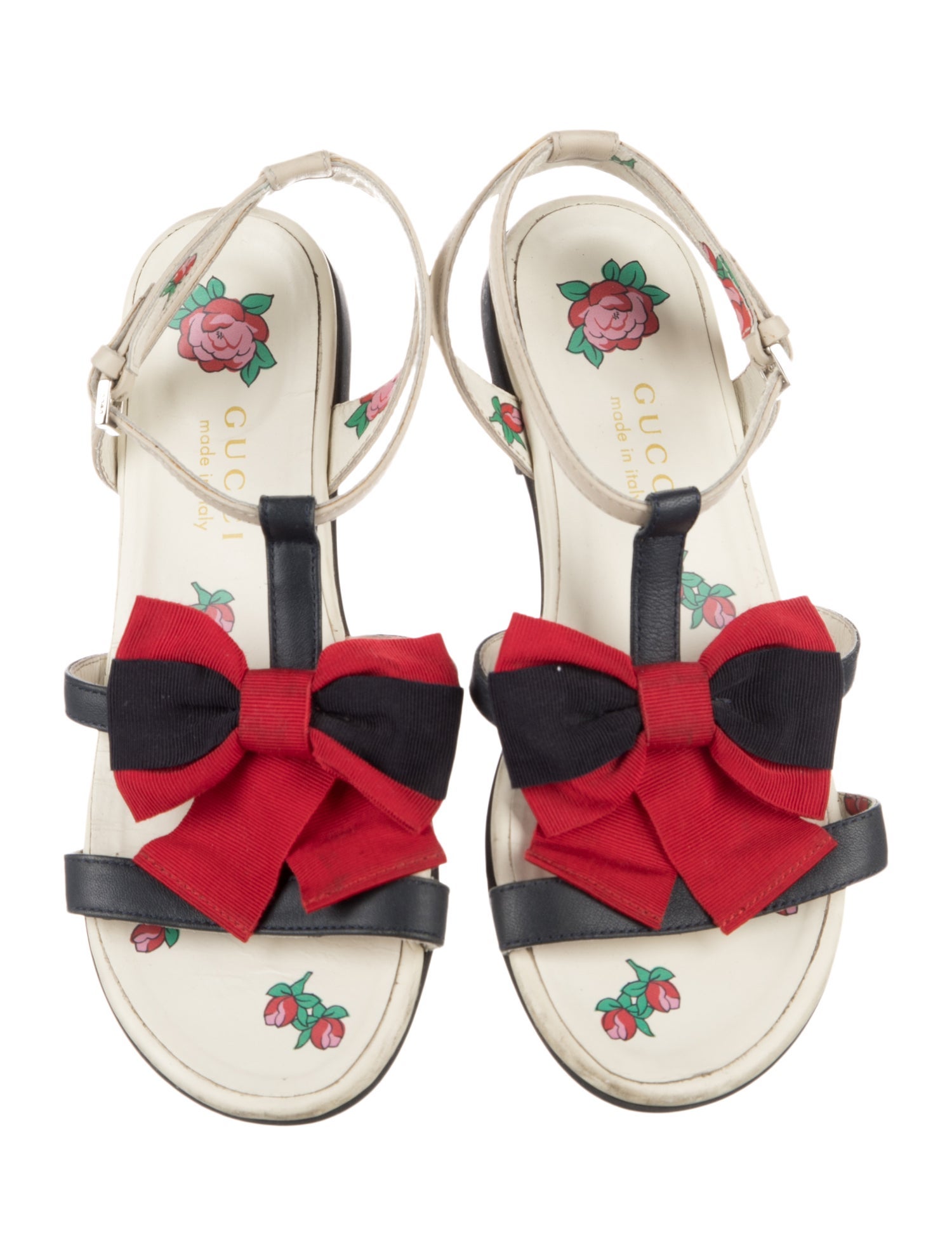 Gucci Leather Strappy Sandals