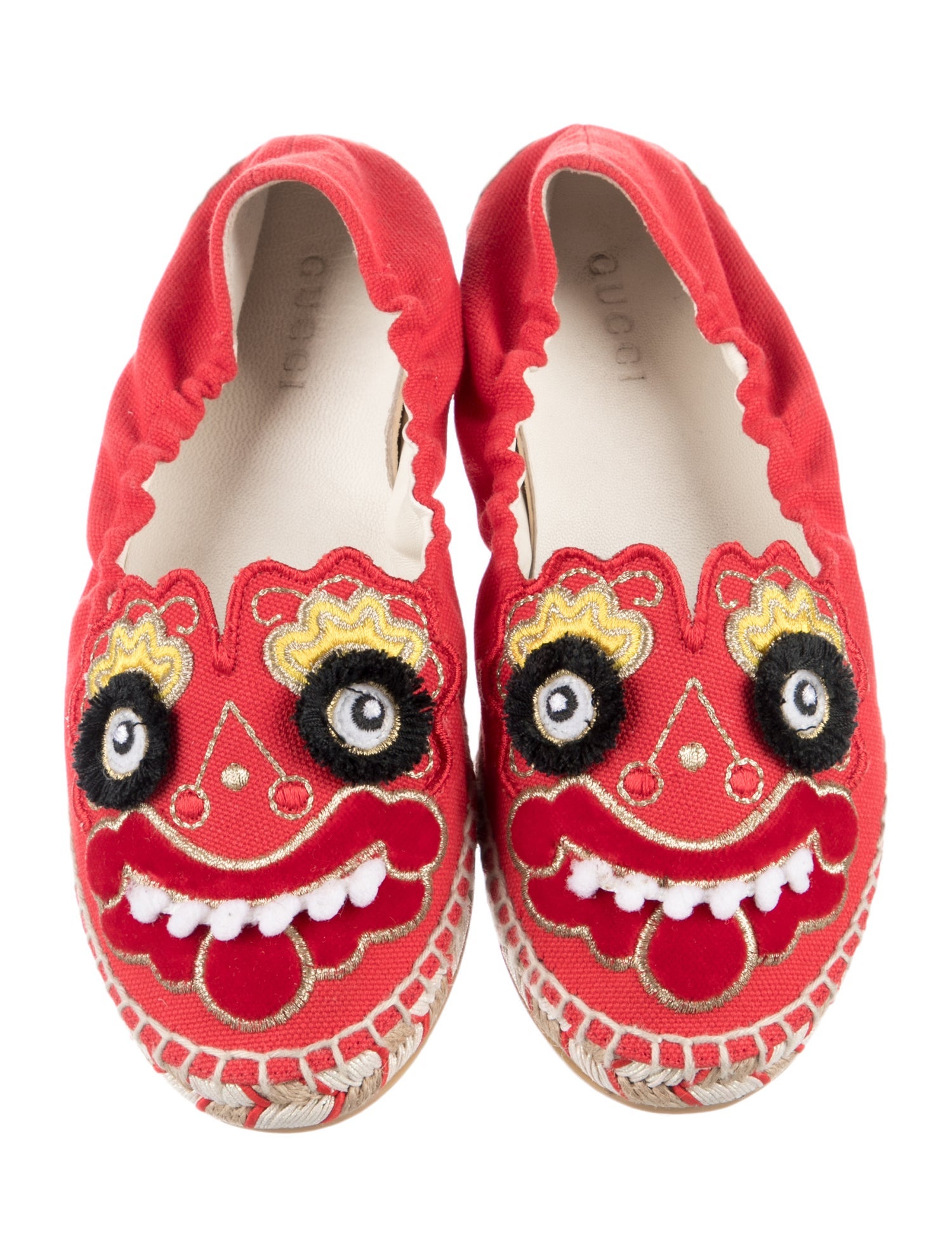 Gucci Canvas Slip-on Espadrilles