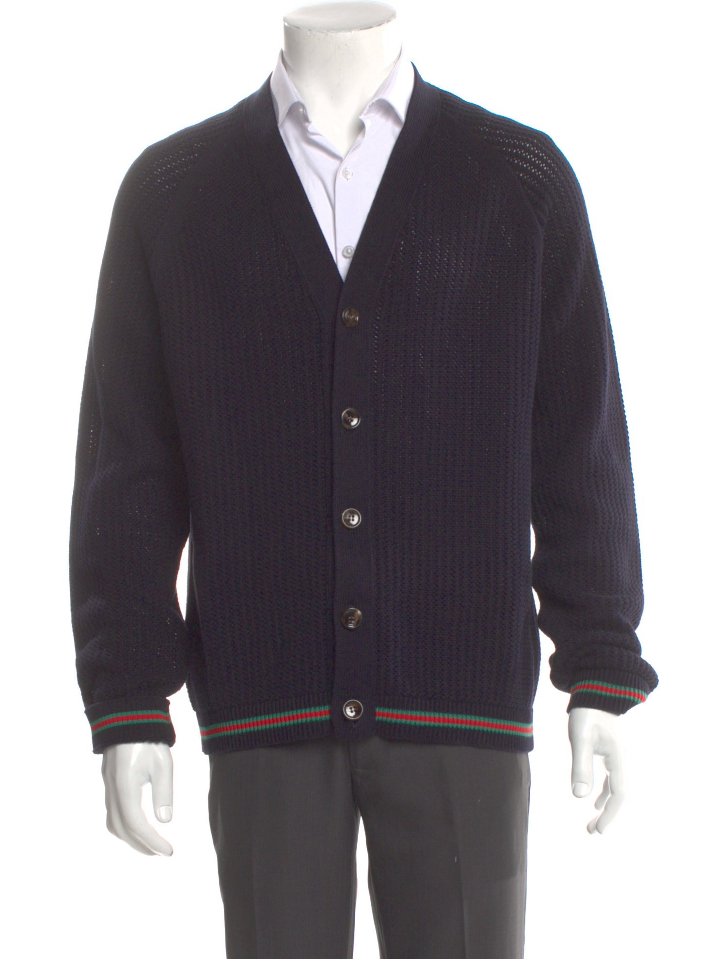 Gucci Interlocking G Logo V-Neck Cardigan w/ Tags