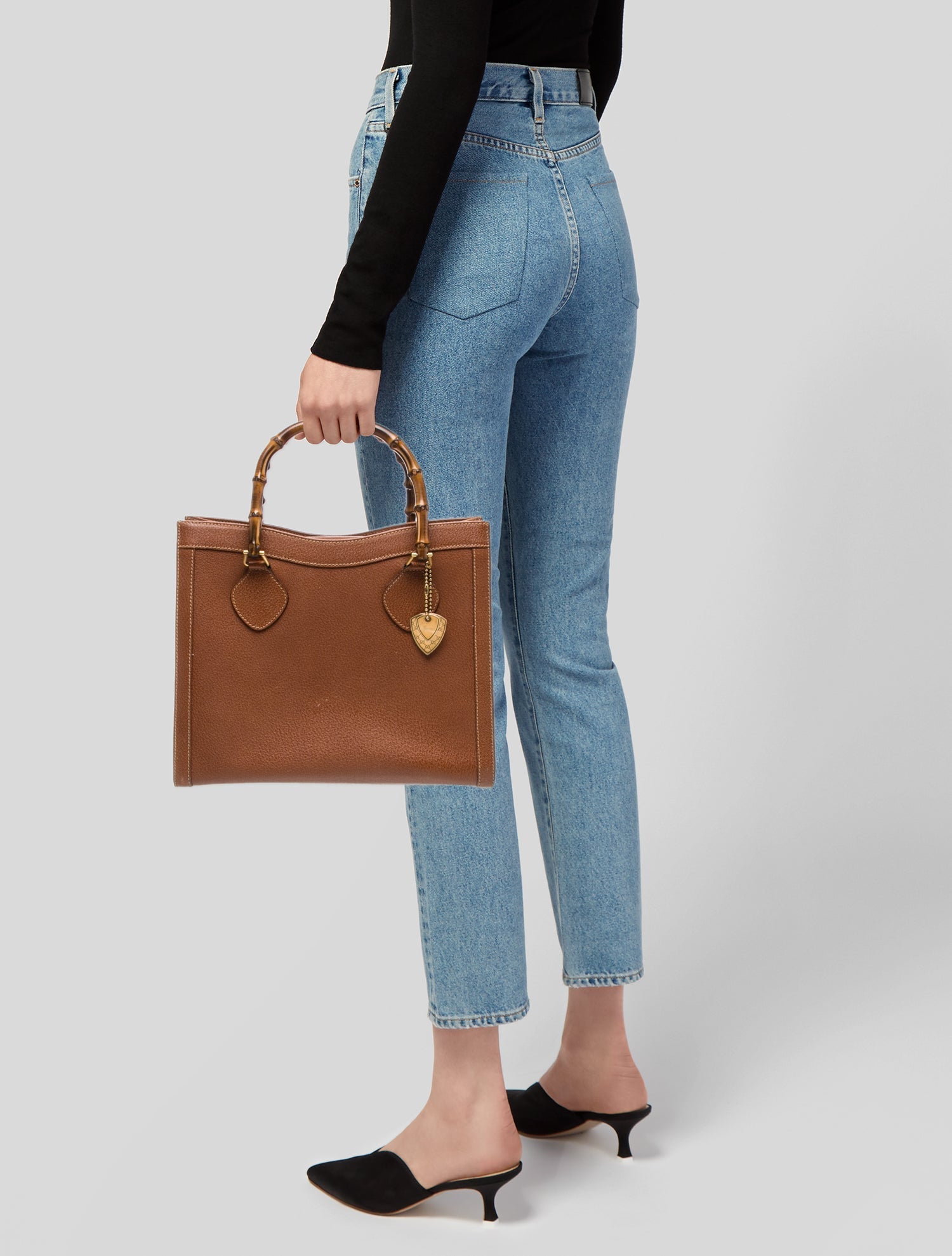 Gucci Bamboo Top Handle Bag Medium Vintage