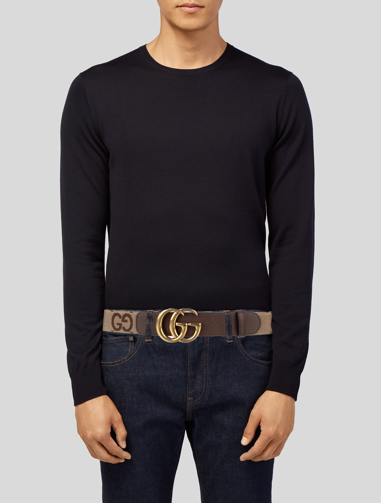 Gucci GG Supreme Canvas Belt Kit