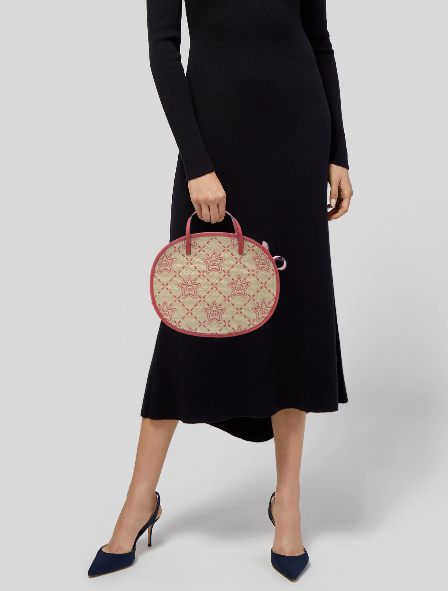 Gucci Raffia Kids Raffia Snail Tote Bag Small