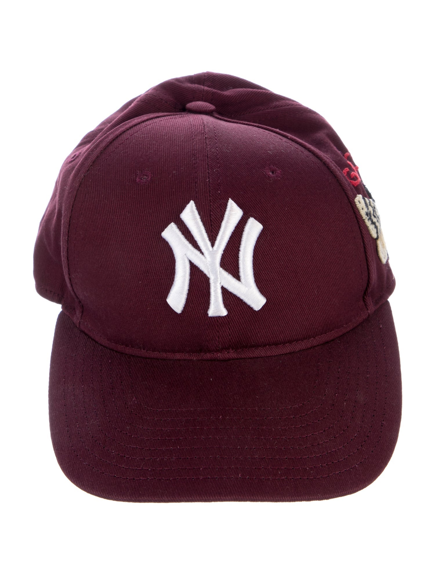 Gucci Embroidered Canvas New York Yankees Baseball Cap