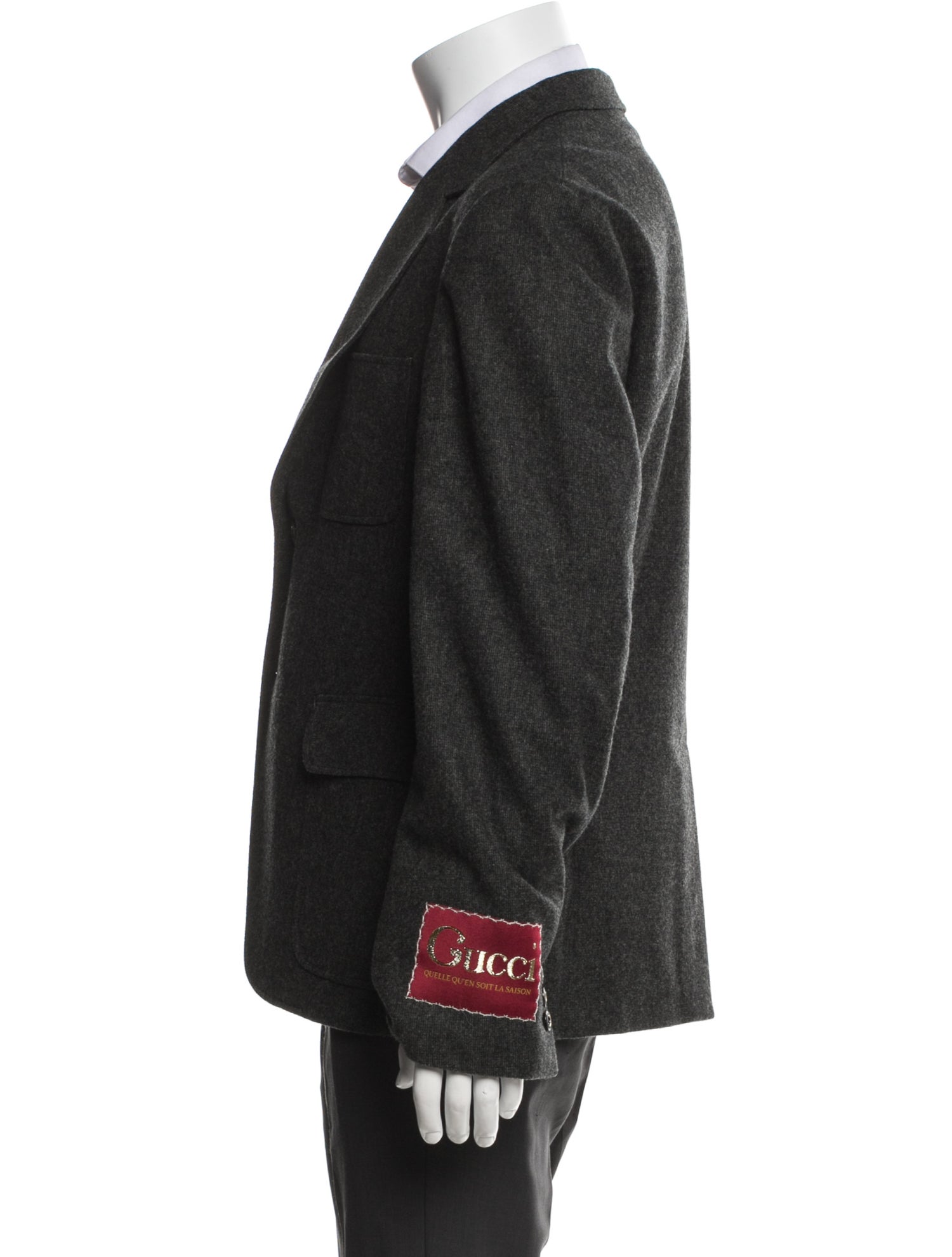 Gucci Double G Logo Wool Blazer