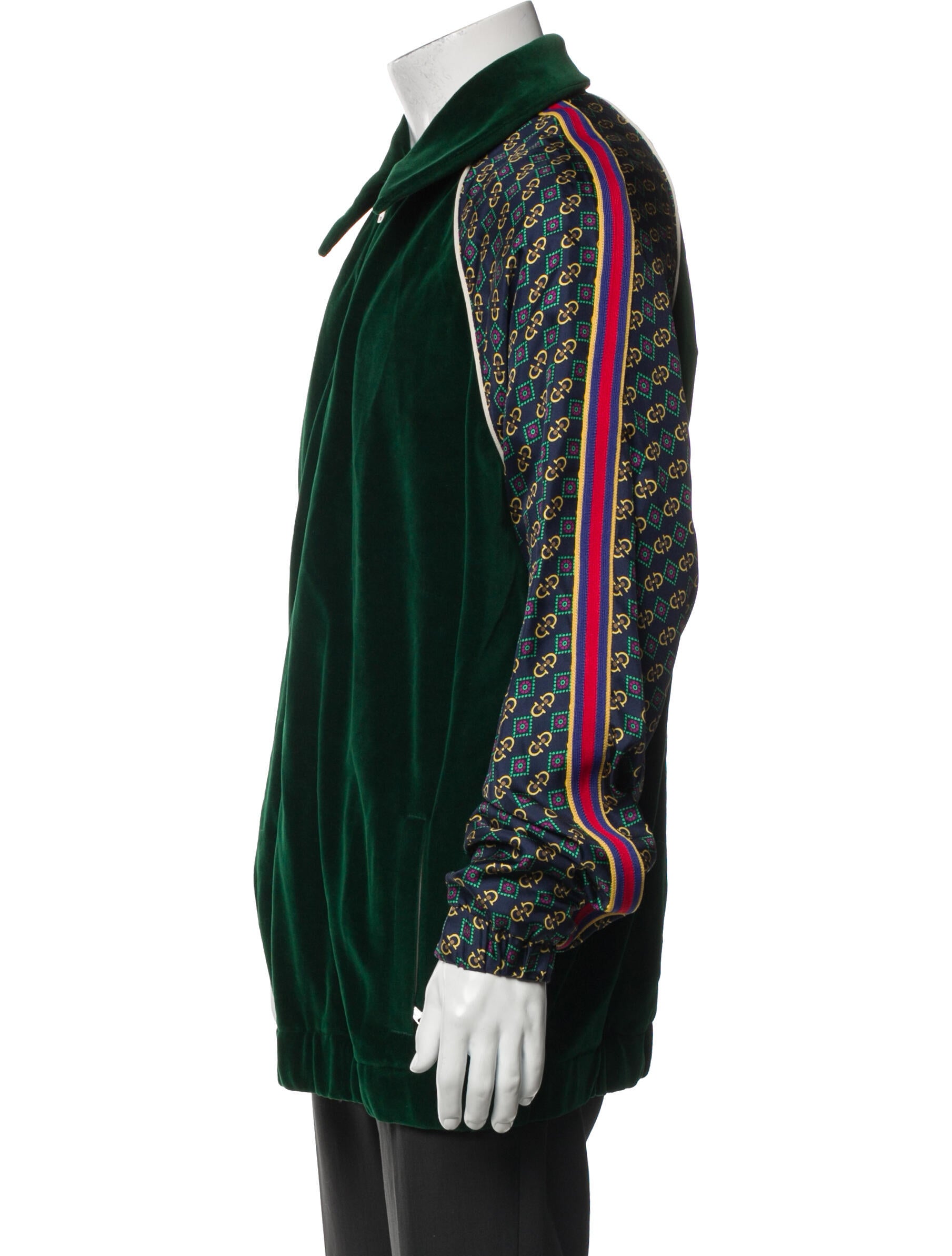 Gucci 2019 Web Accent Bomber Jacket w/ Tags