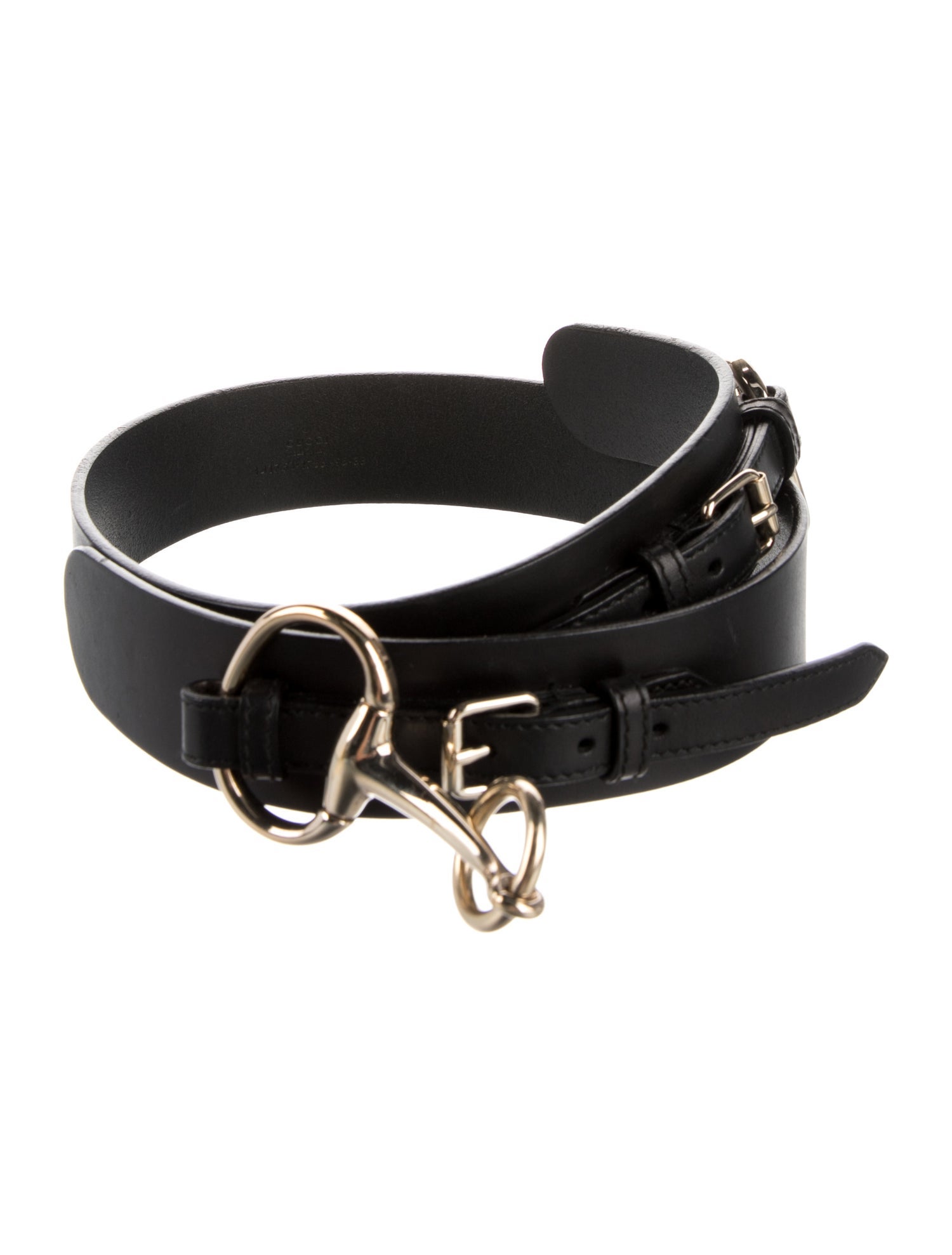 Gucci Horsebit Accent Leather Waist Belt