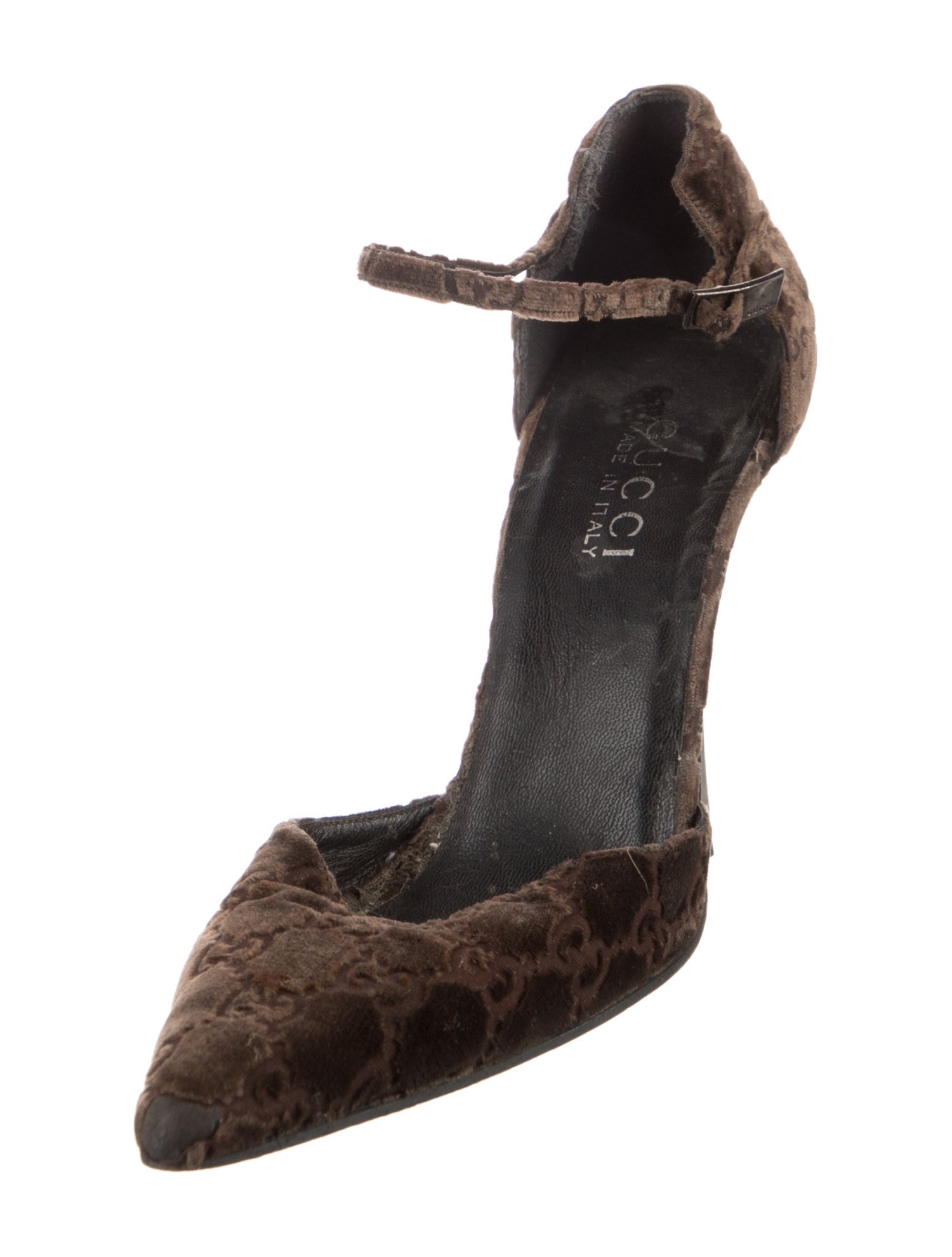 Gucci Vintage GG Signature D'Orsay Pumps