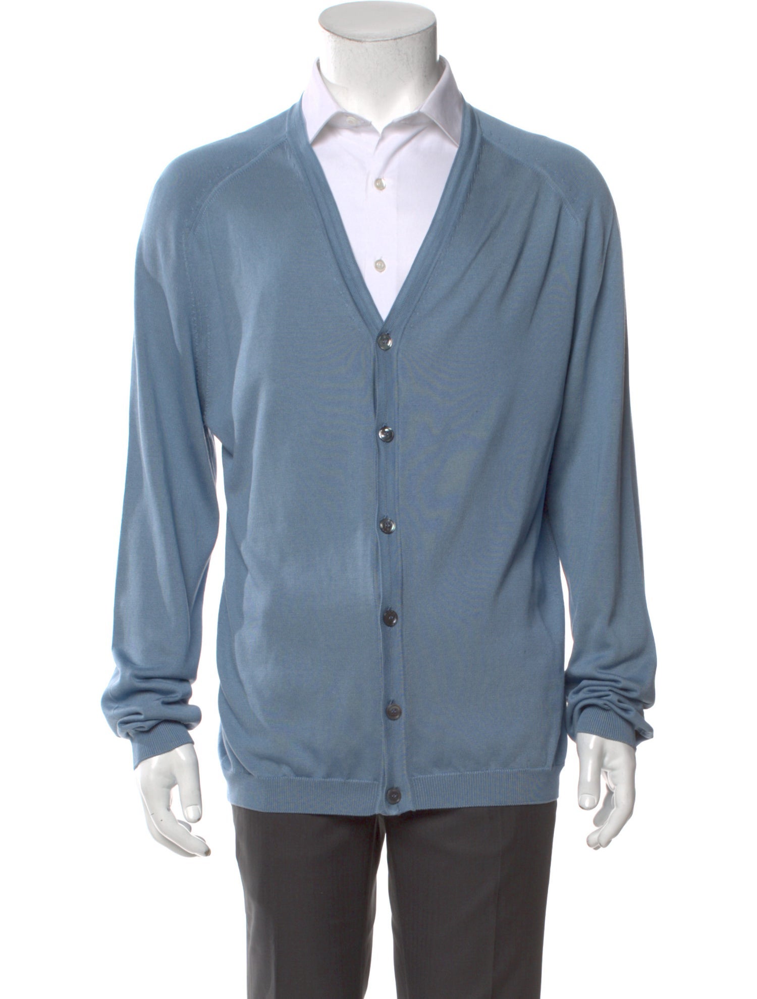 Gucci Silk V-Neck Cardigan
