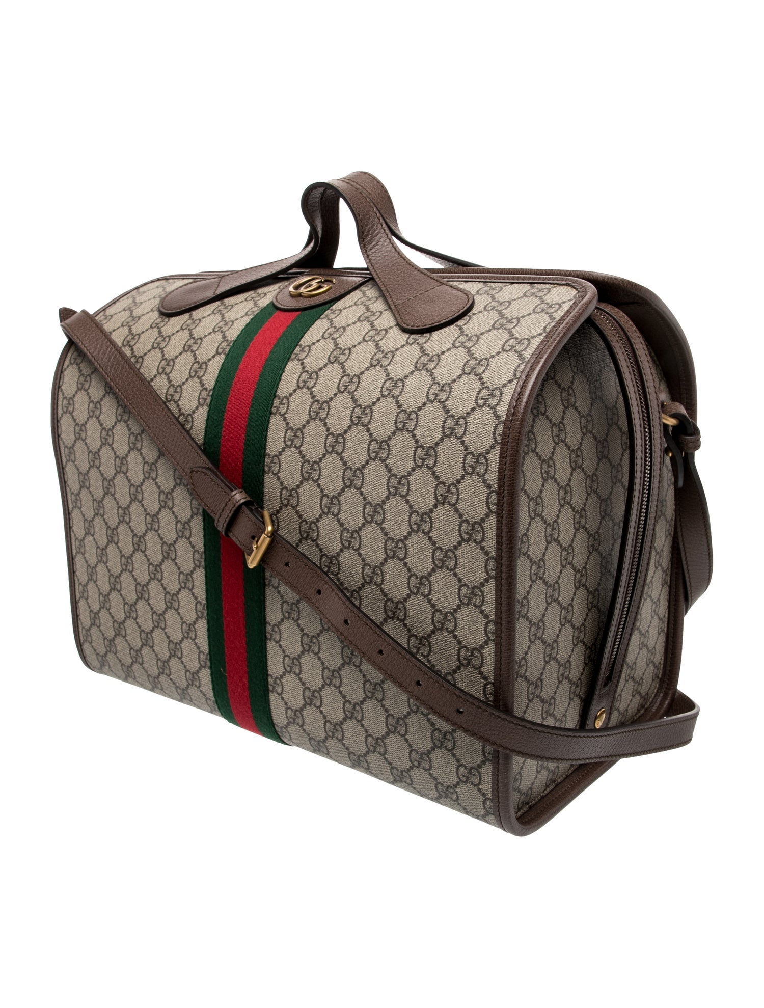 Gucci Gucci Medium GG Supreme Ophidia Carry-On Duffle Bag w/Tags