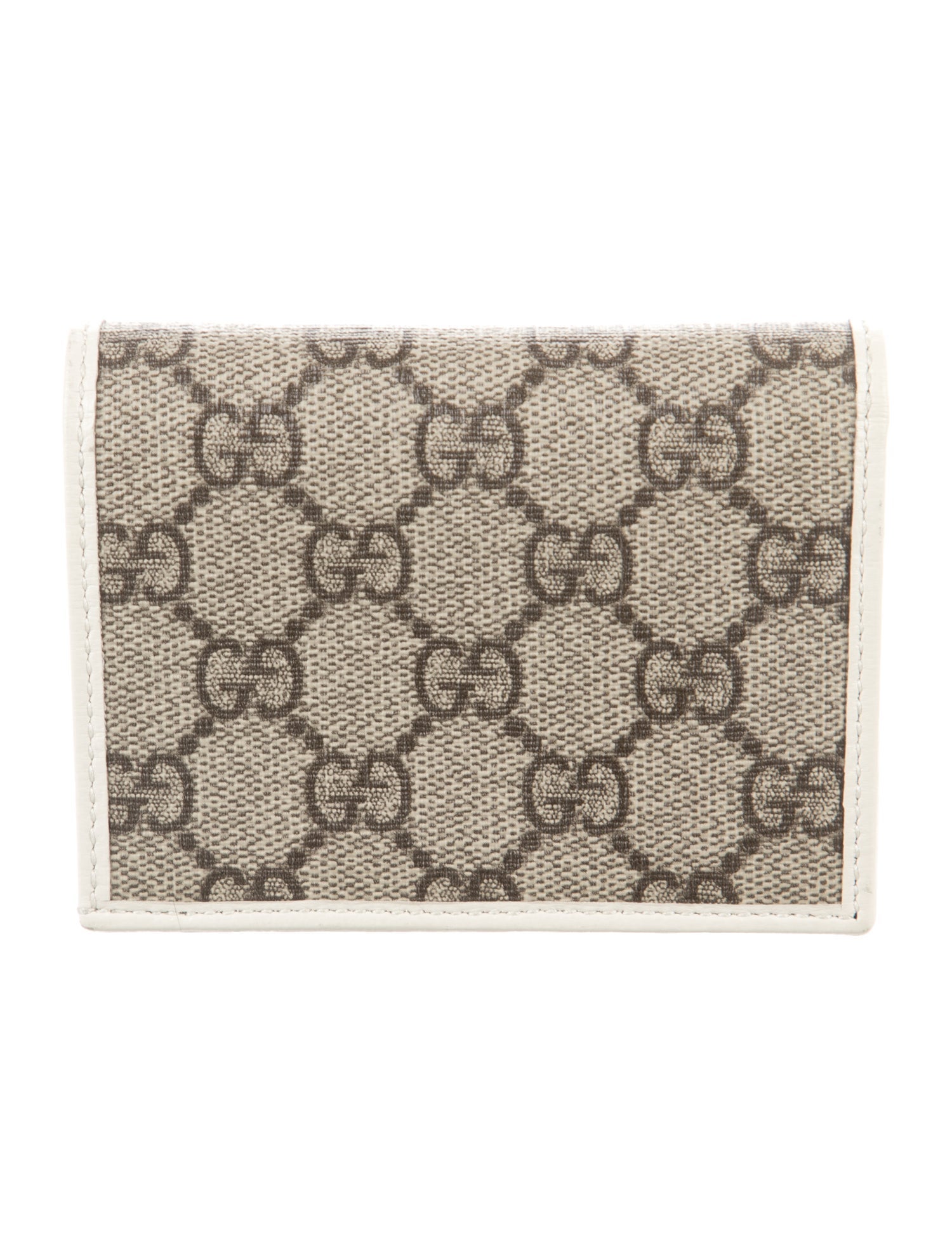 Gucci Horsebit 1955 Card Case GG Supreme Compact Wallet