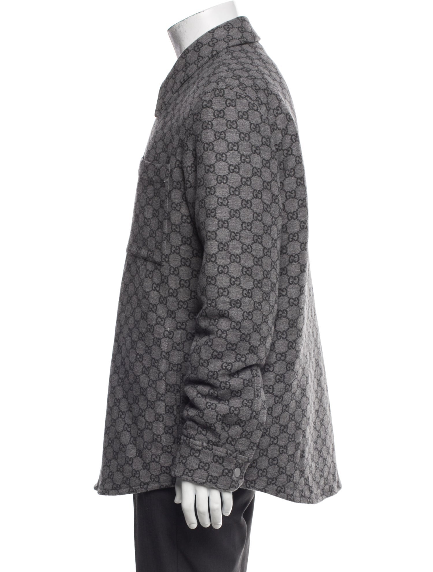 Gucci Wool Printed Coat