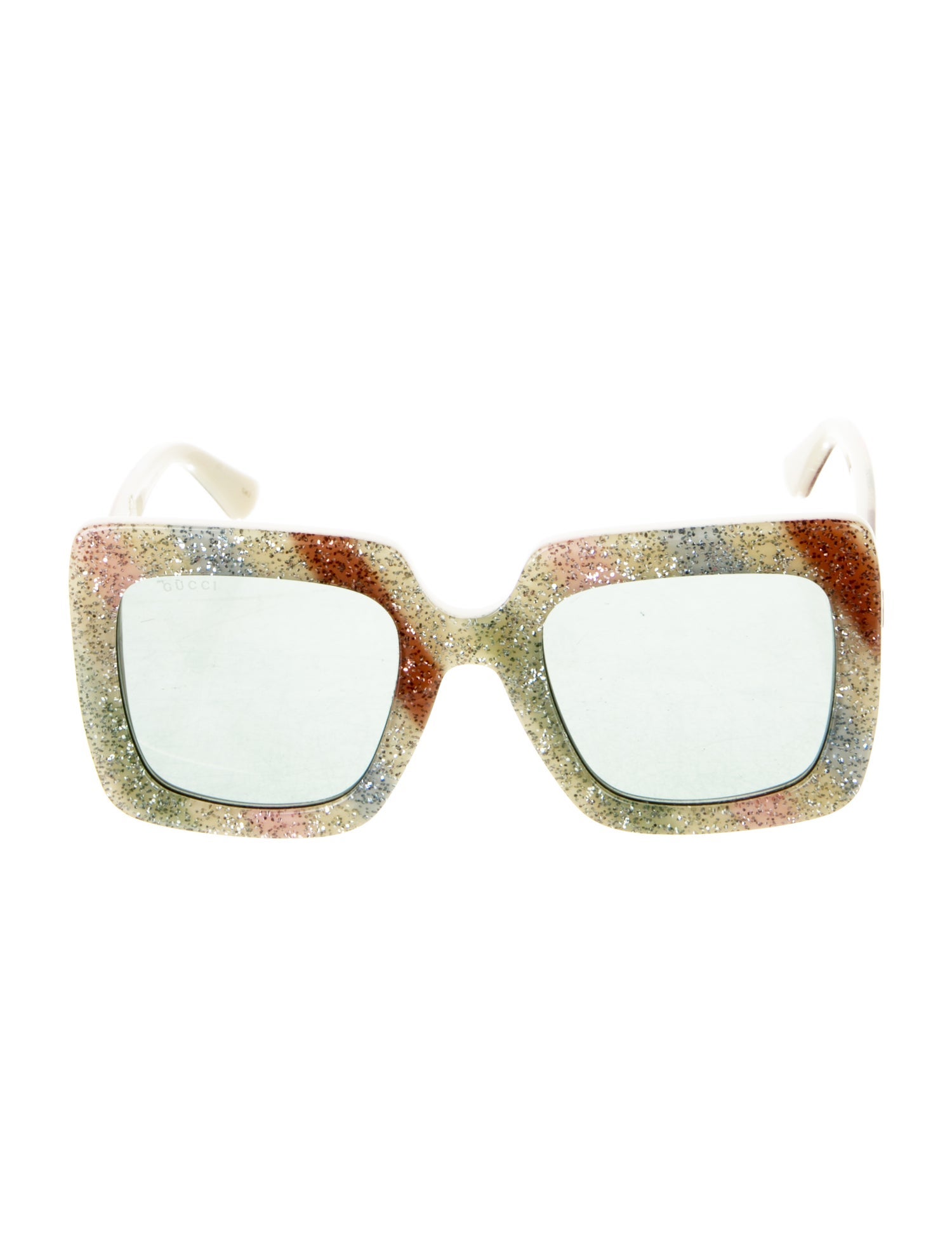 Gucci Square Mirrored Sunglasses