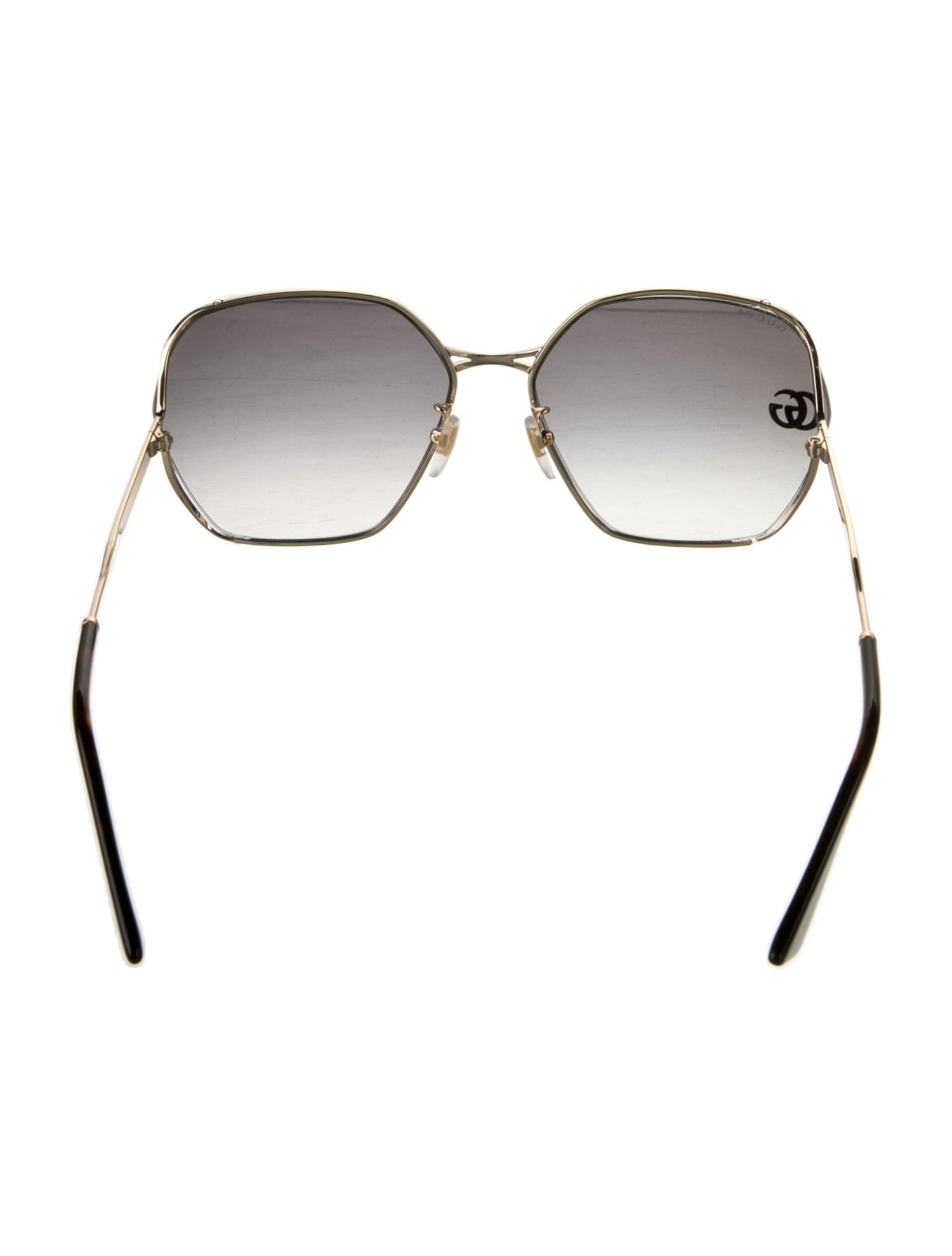 Gucci Double G Logo Oversize Sunglasses