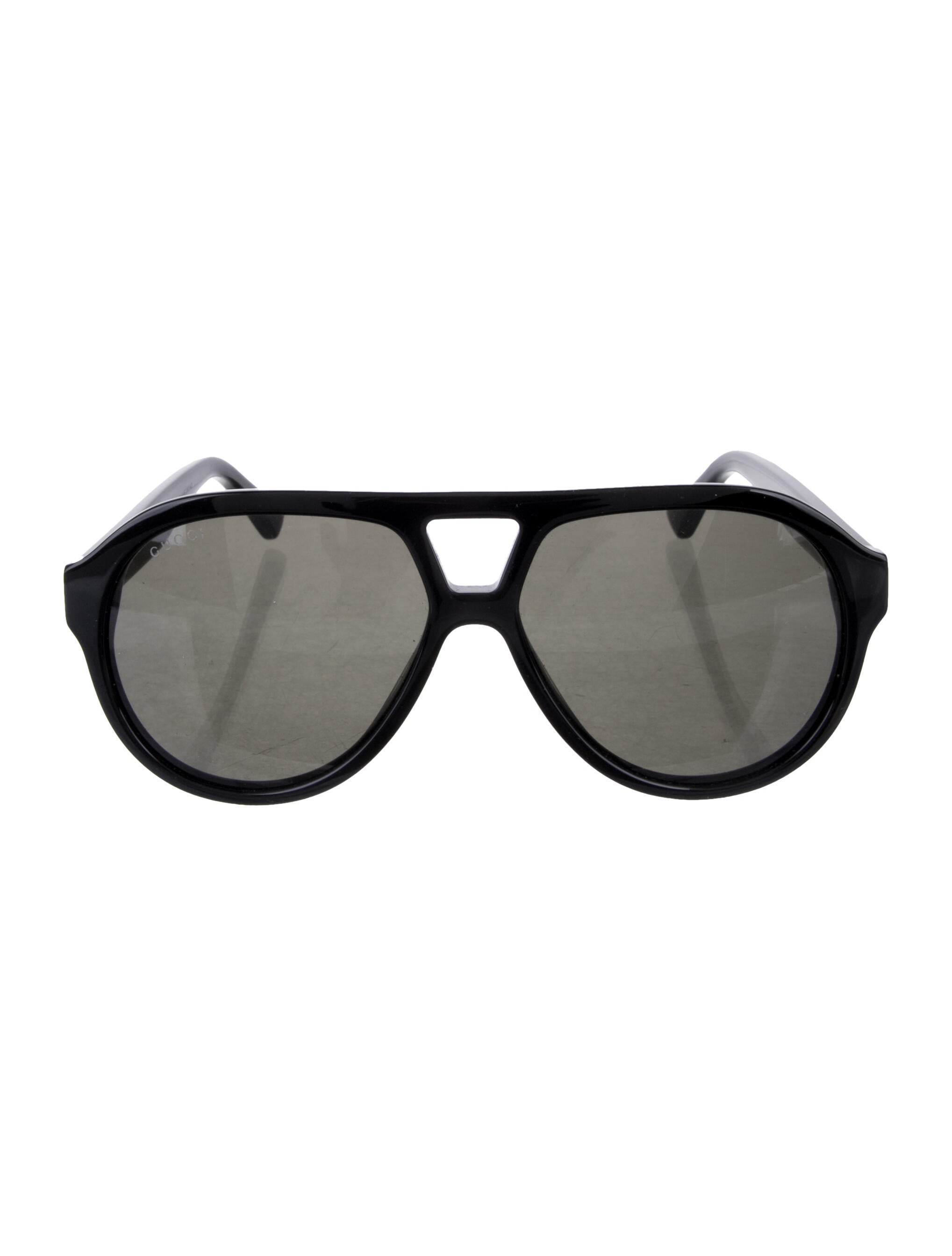 Gucci Web Accent Oversize Sunglasses