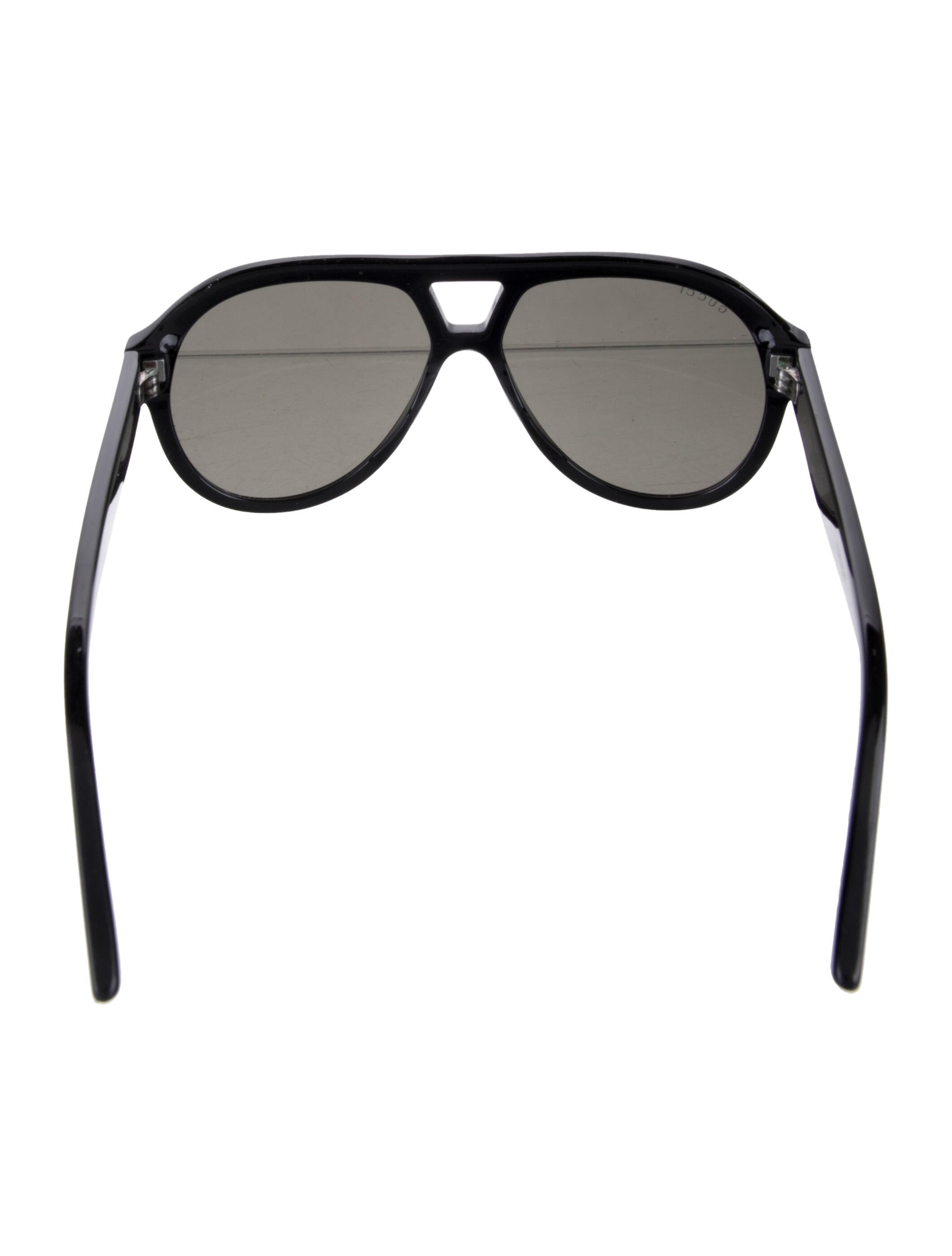 Gucci Web Accent Oversize Sunglasses