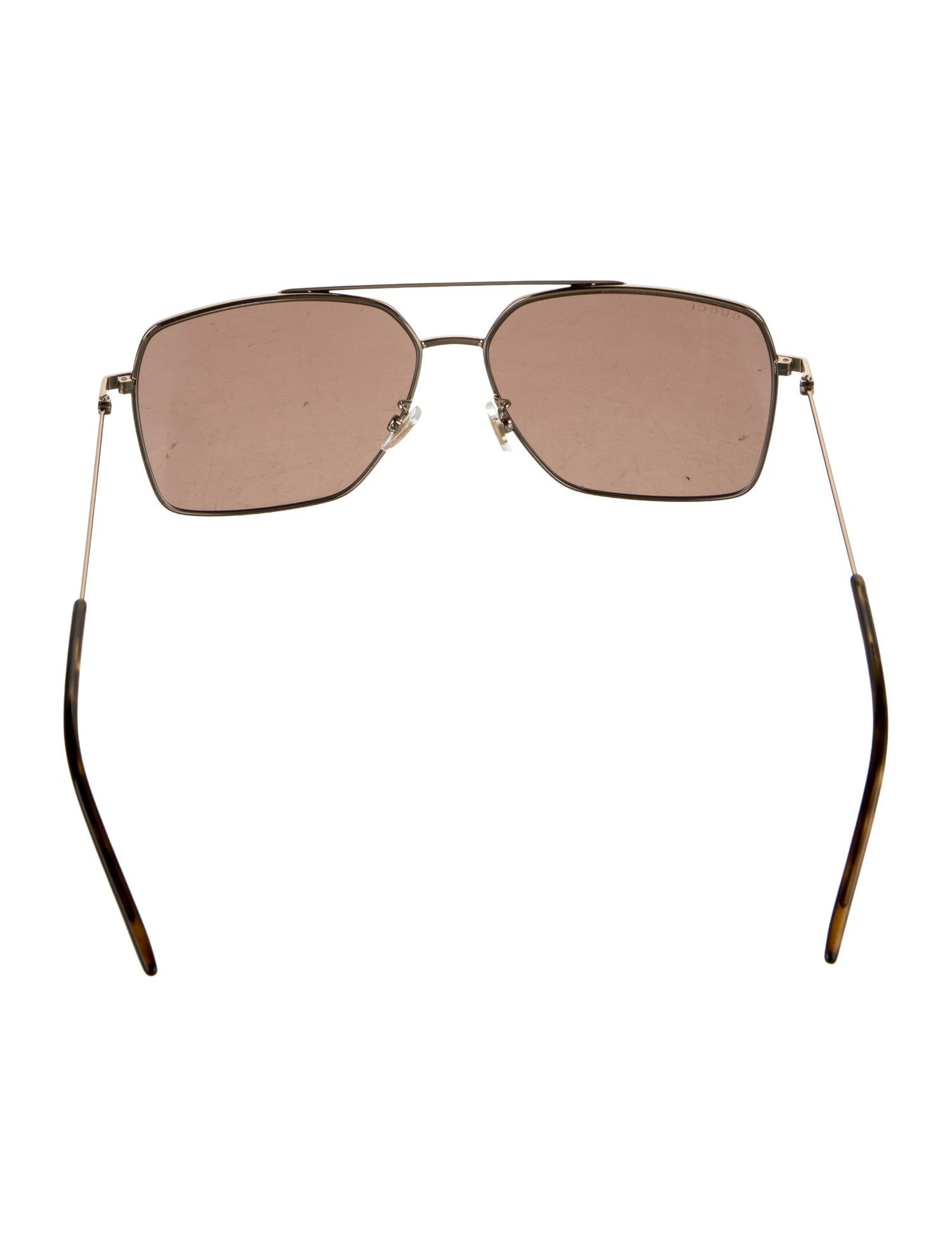 Gucci Web Accent Aviator Sunglasses
