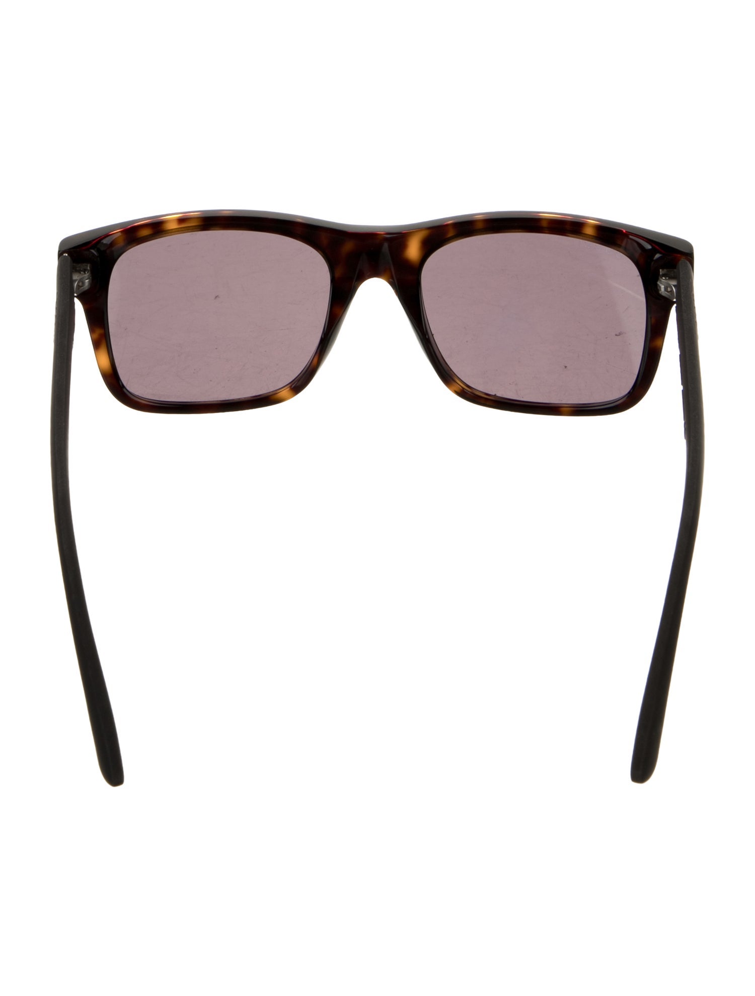 Gucci Sylvie Web Accent Wayfarer Sunglasses