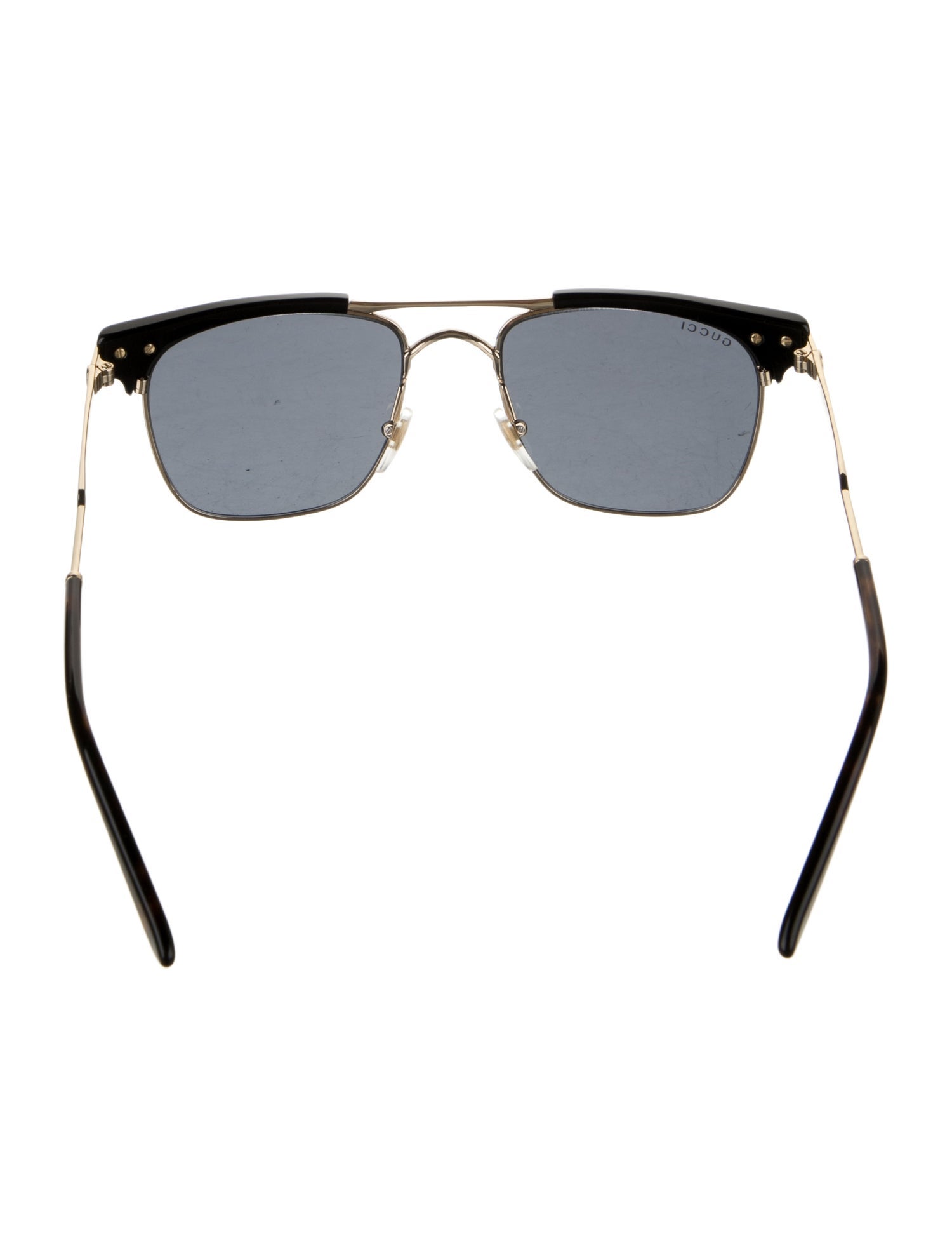 Gucci Web Accent Square Sunglasses