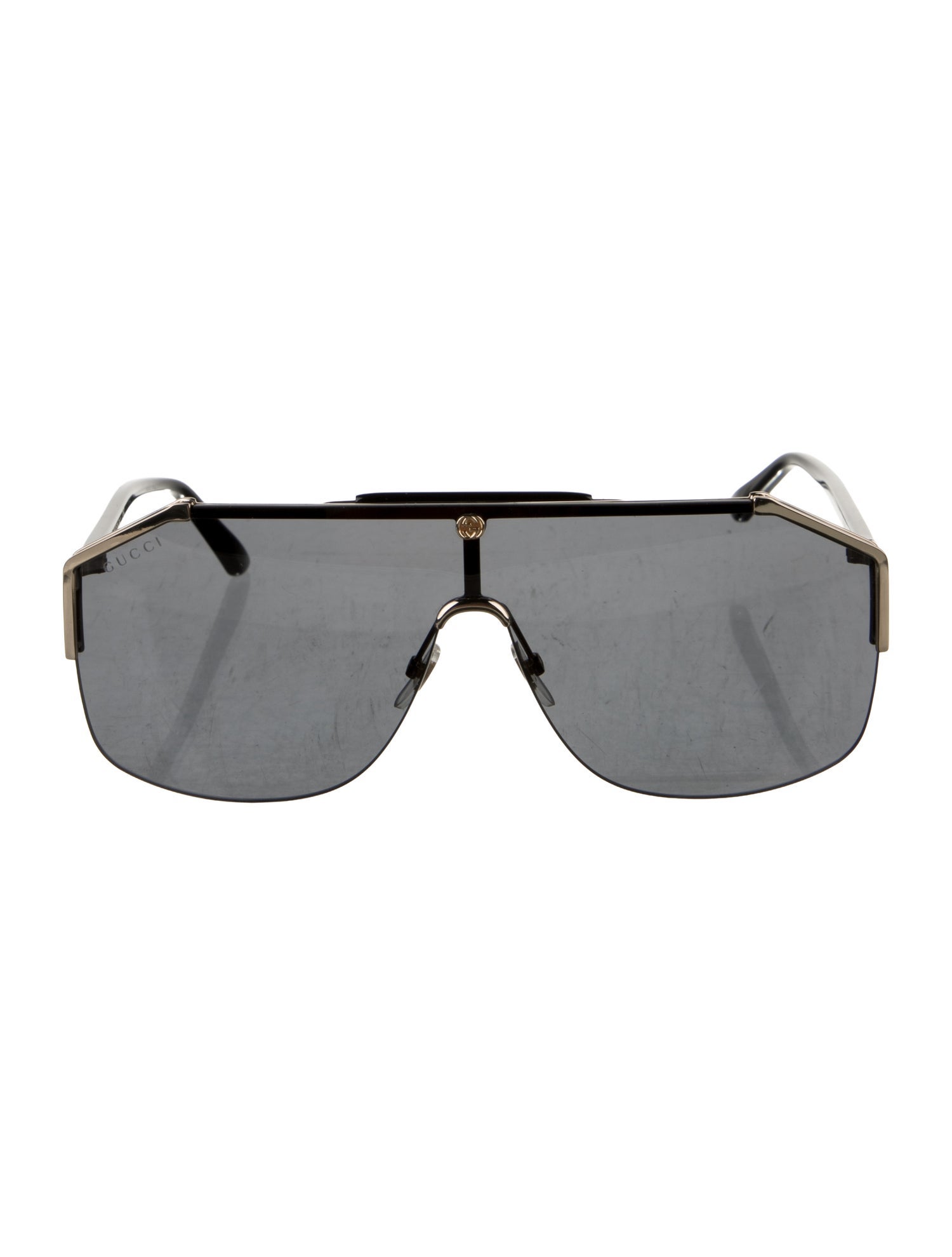 Gucci Shield Tinted Sunglasses