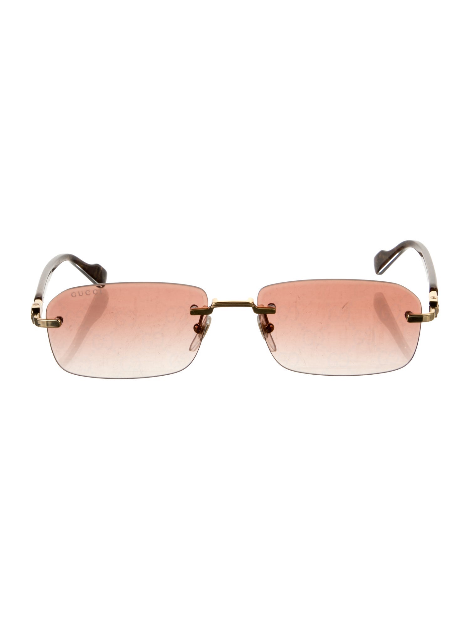 Gucci Interlocking G Logo Square Sunglasses