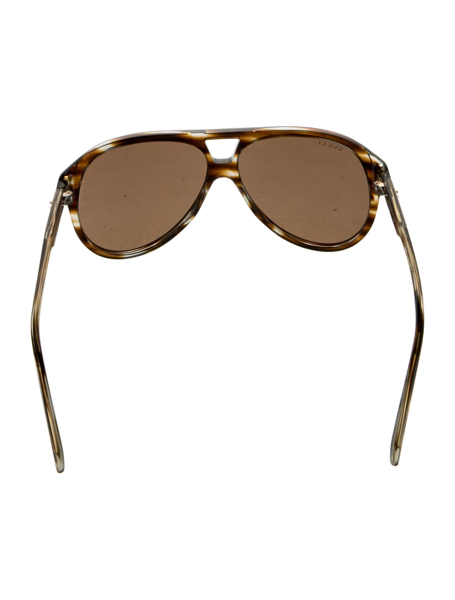 Gucci Interlocking G Logo Aviator Sunglasses