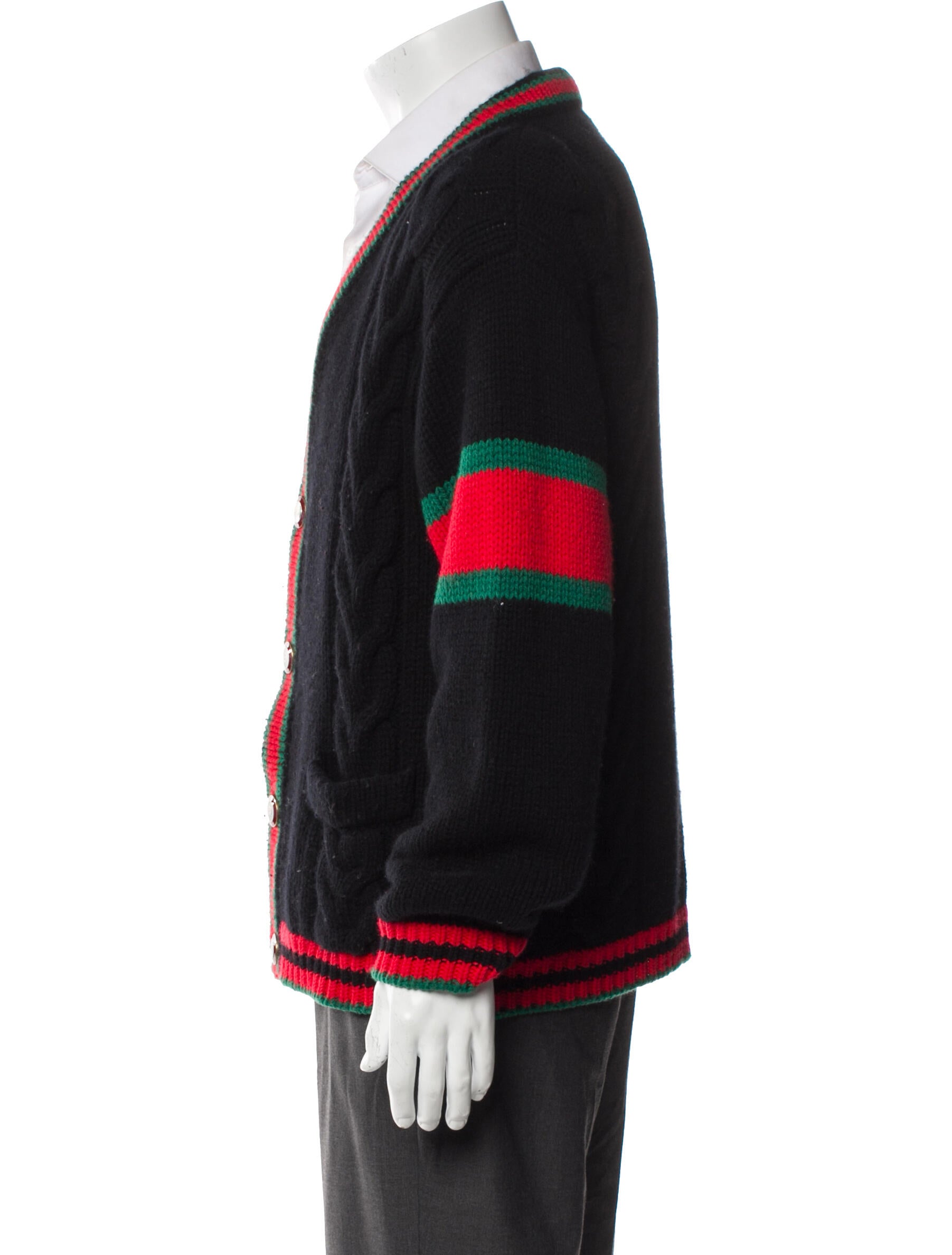 Gucci 2019 Web Accent Cardigan