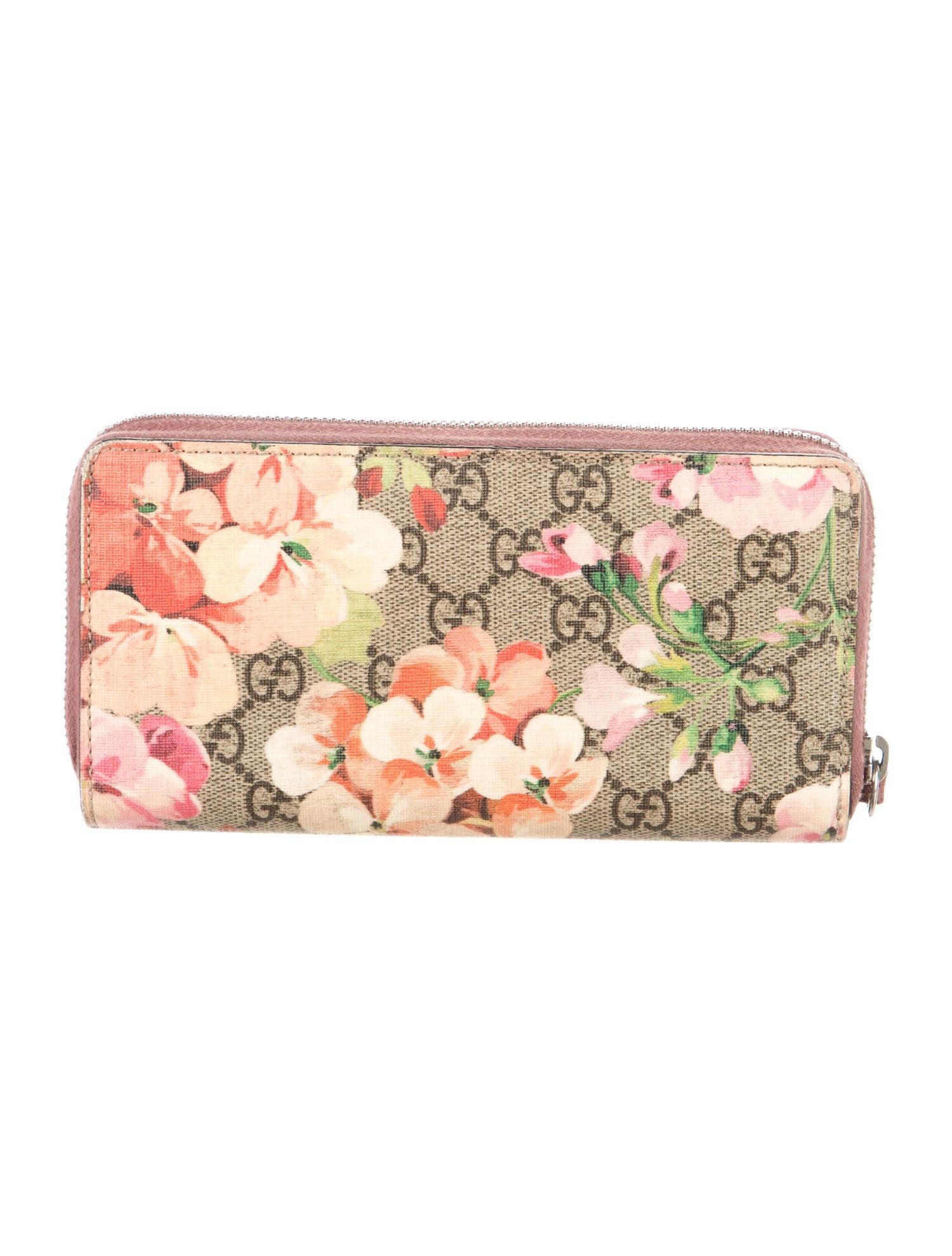 Gucci Flora Print Continental Wallet