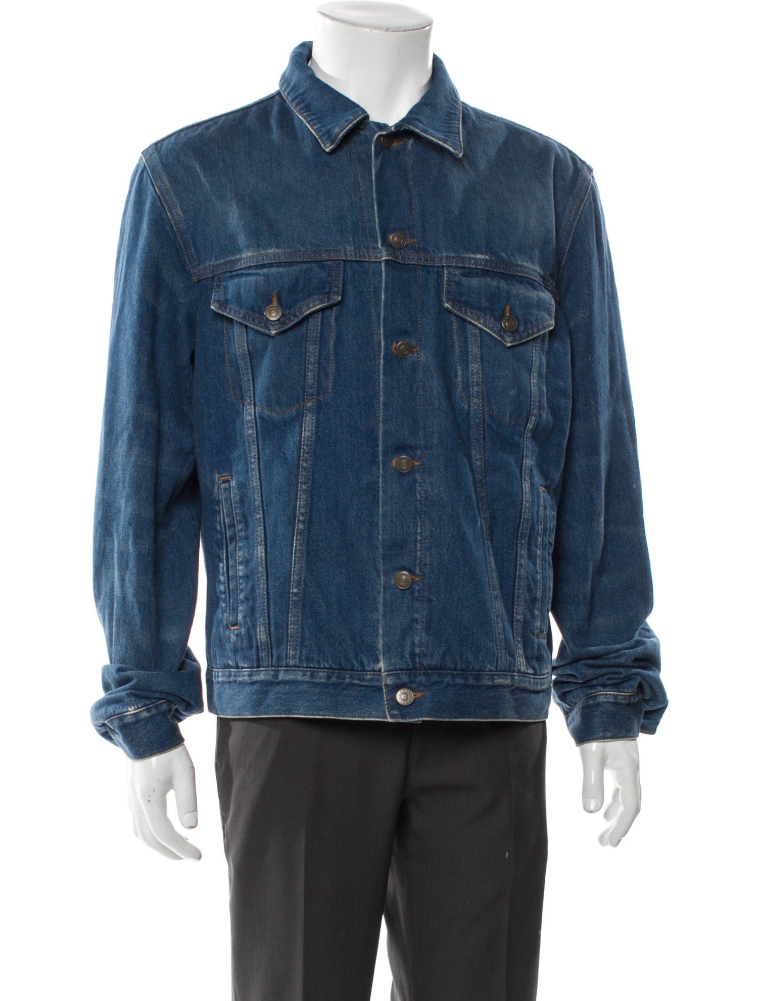 Gucci Tiger Head Accent Trucker Jacket