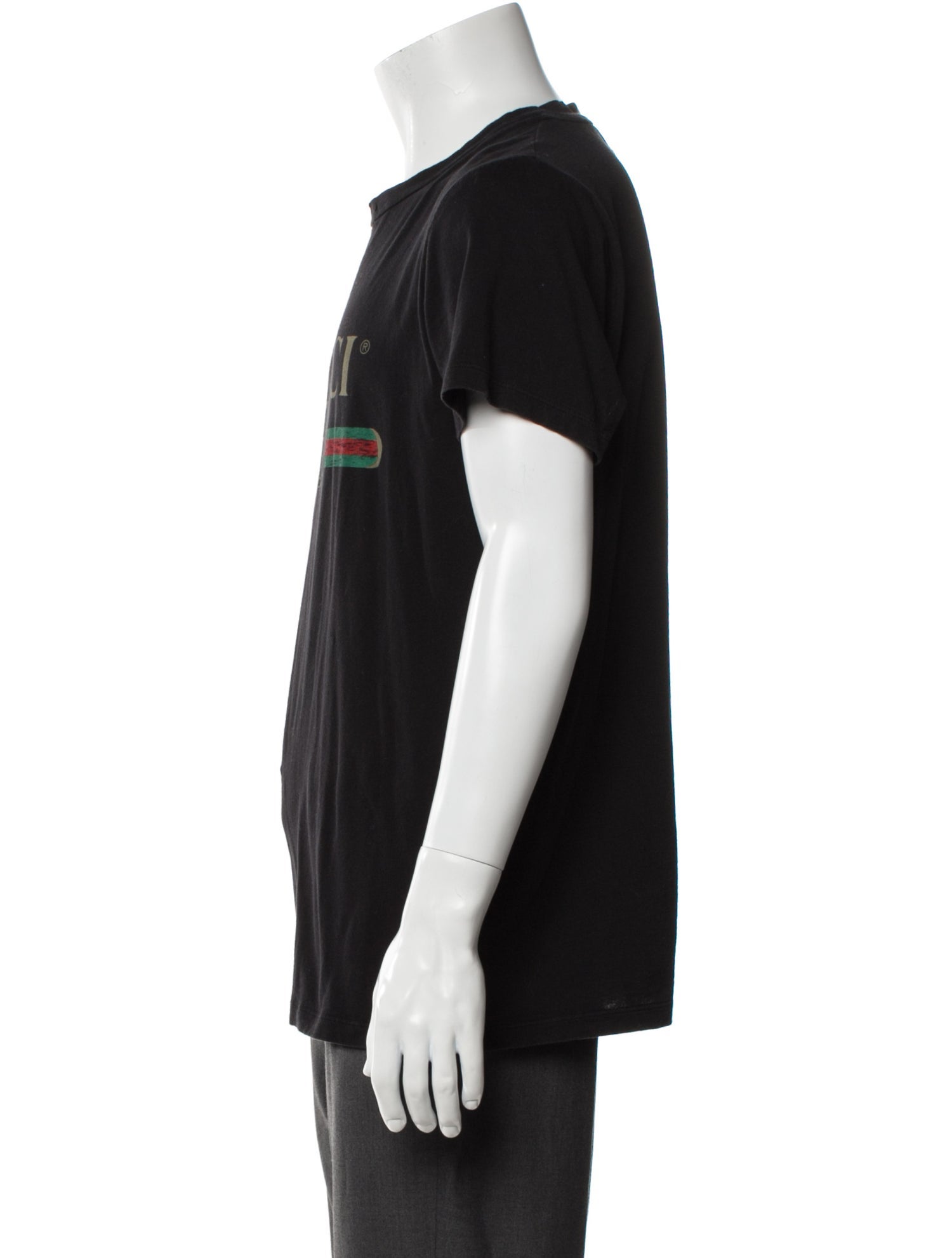 Gucci Web Accent Graphic Print T-Shirt