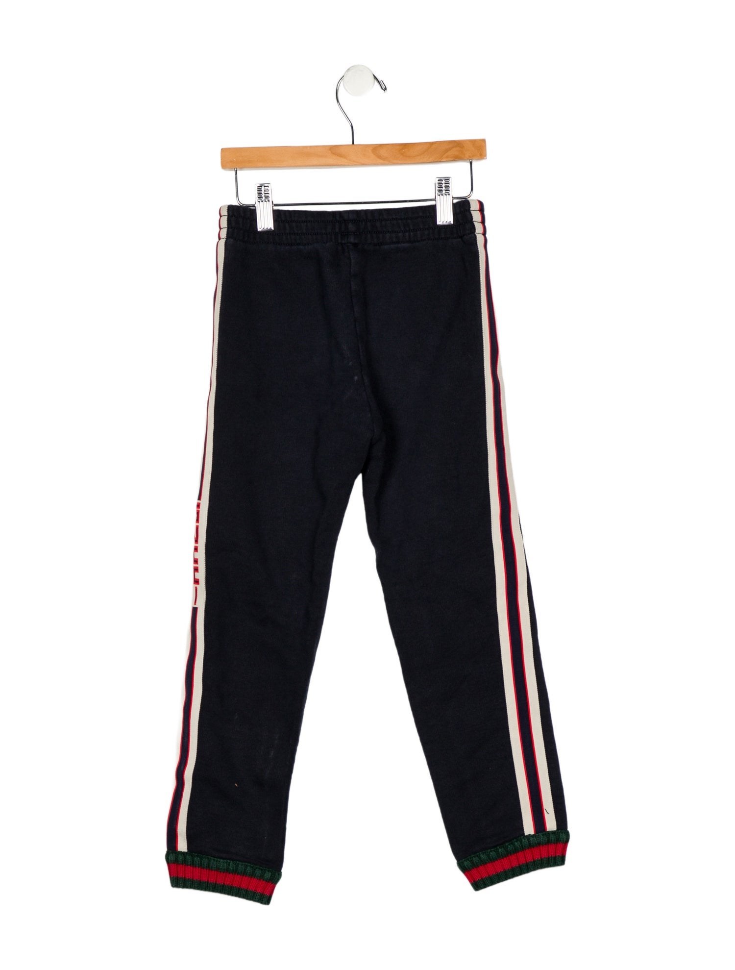 Gucci Blue and multicolor patterned sweatpants with elastic waistband