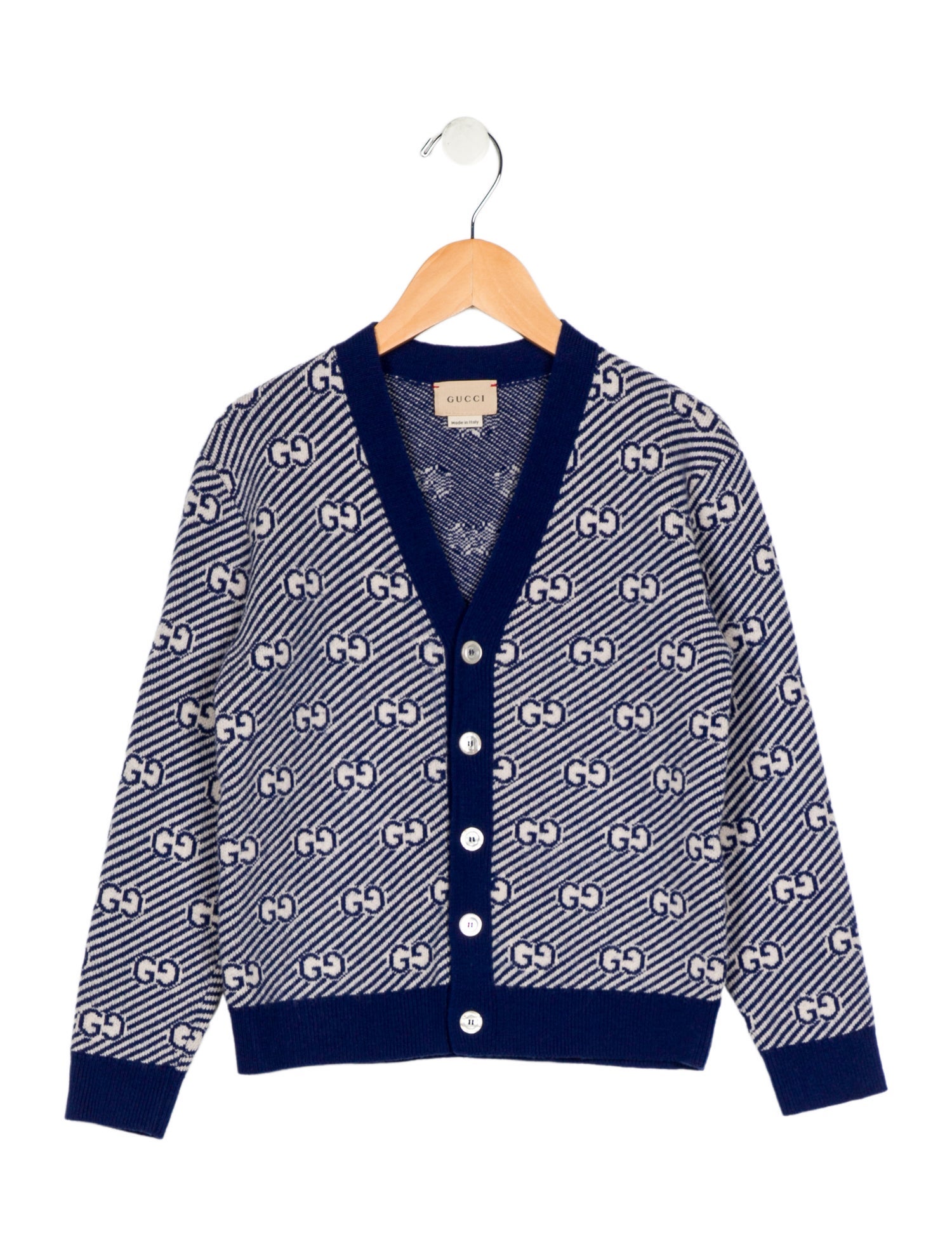 Gucci Kids GG Wool Cardigan