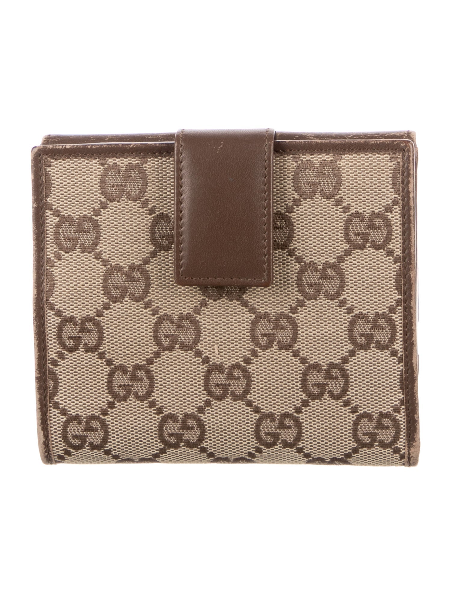 Gucci GG Canvas Canvas Compact Wallet