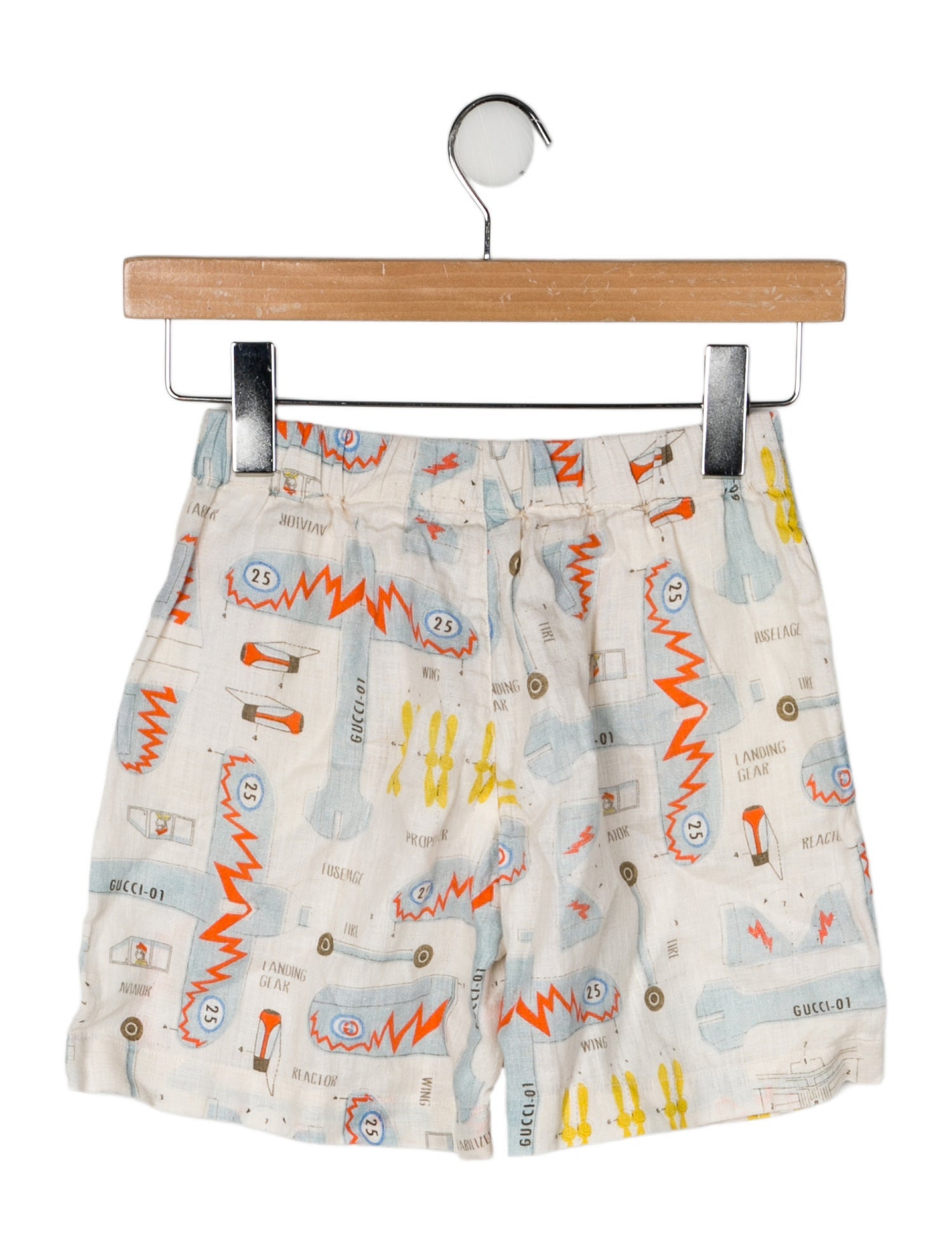 Gucci Linen All Over Print Shorts