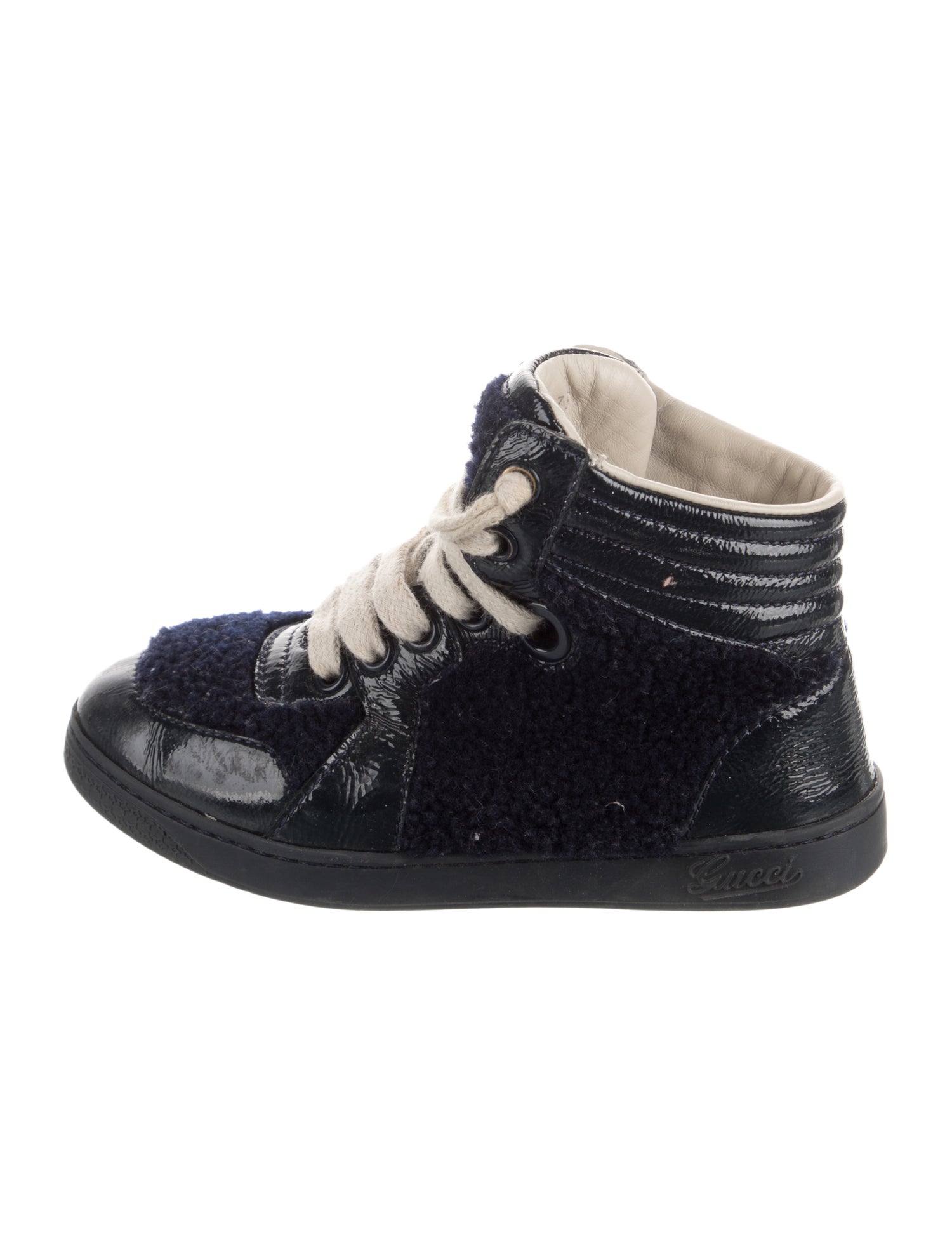 Gucci Boys' High Top Sneakers